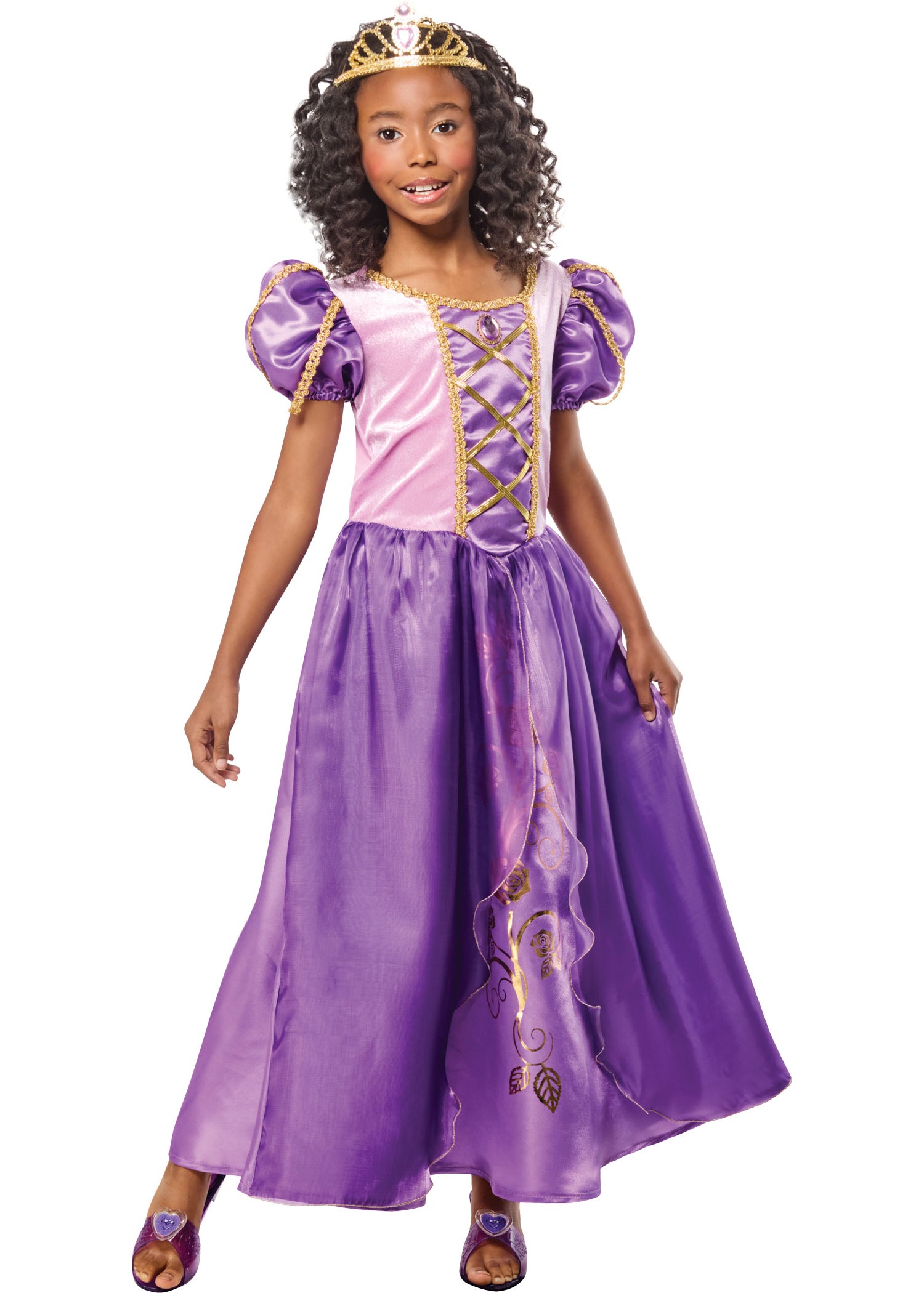 Purple Royal Princess Costume for Girls