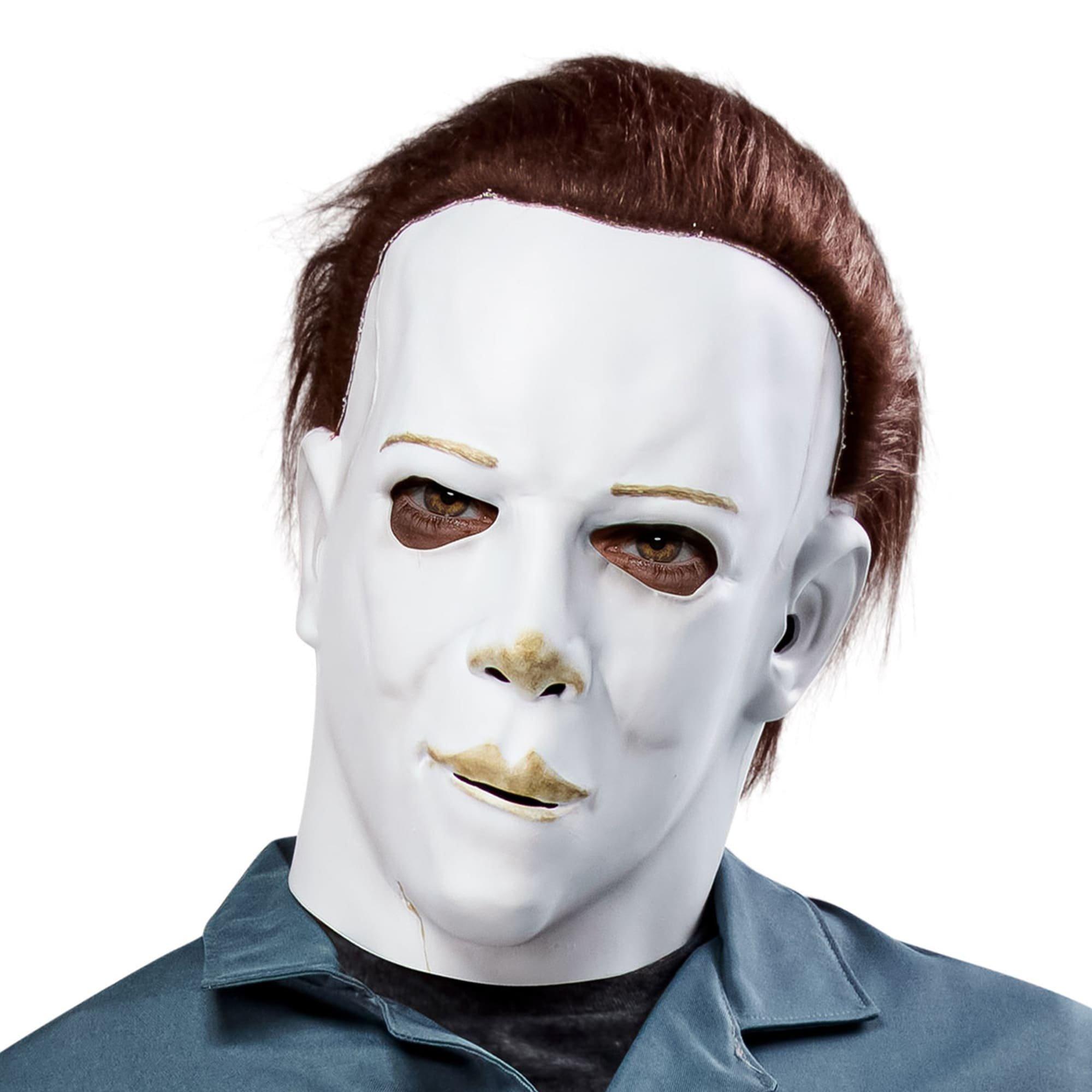 Men's Halloween 2 Michael Myers Overhead Latex Mask with Hair