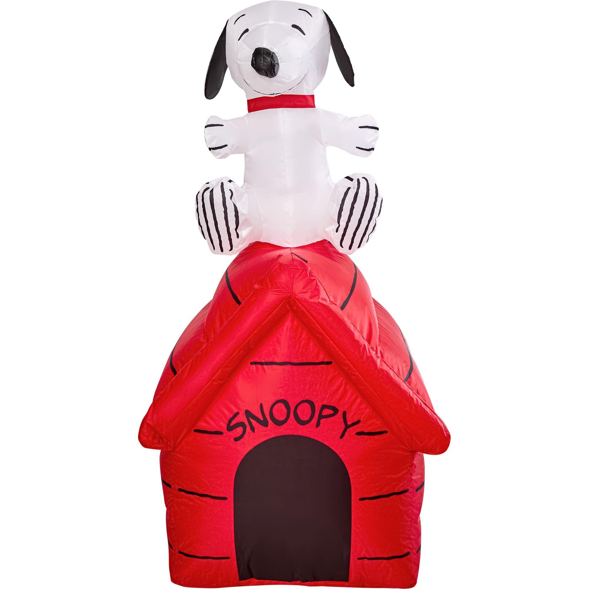 3.5 Foot Peanuts Classic Snoopy Holiday Interchangeable Inflatable Lawn Decoration