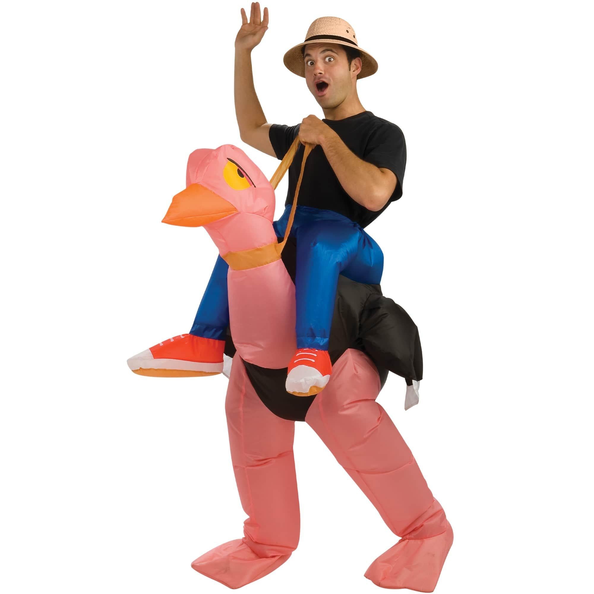 Adult Ride In Ostrich Inflatable Costume
