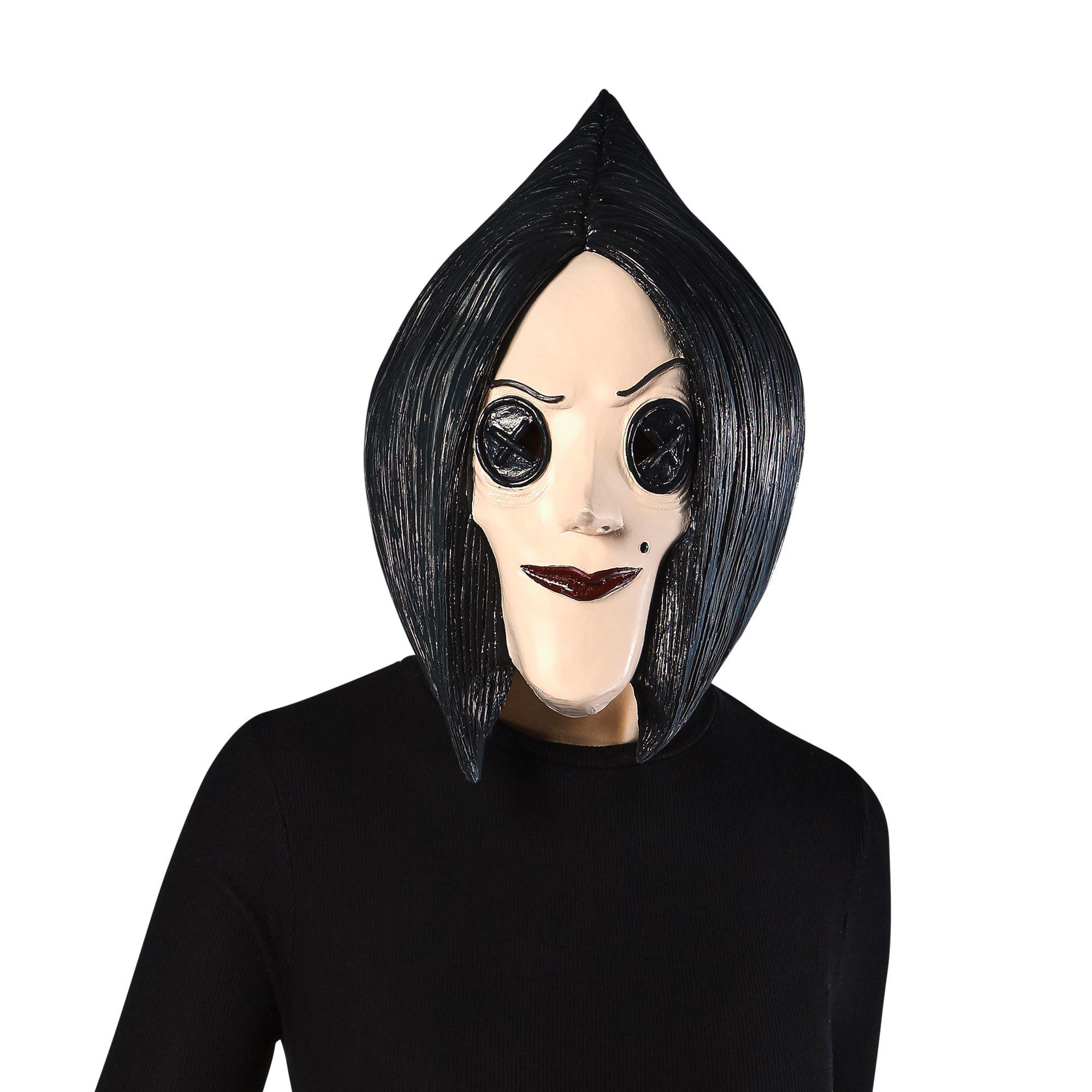 Women's Coraline The Other Mother Overhead Latex Mask - Deluxe