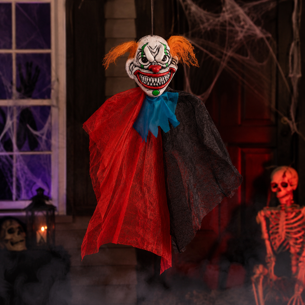 12-inch Scary Clown Hanging Decoration