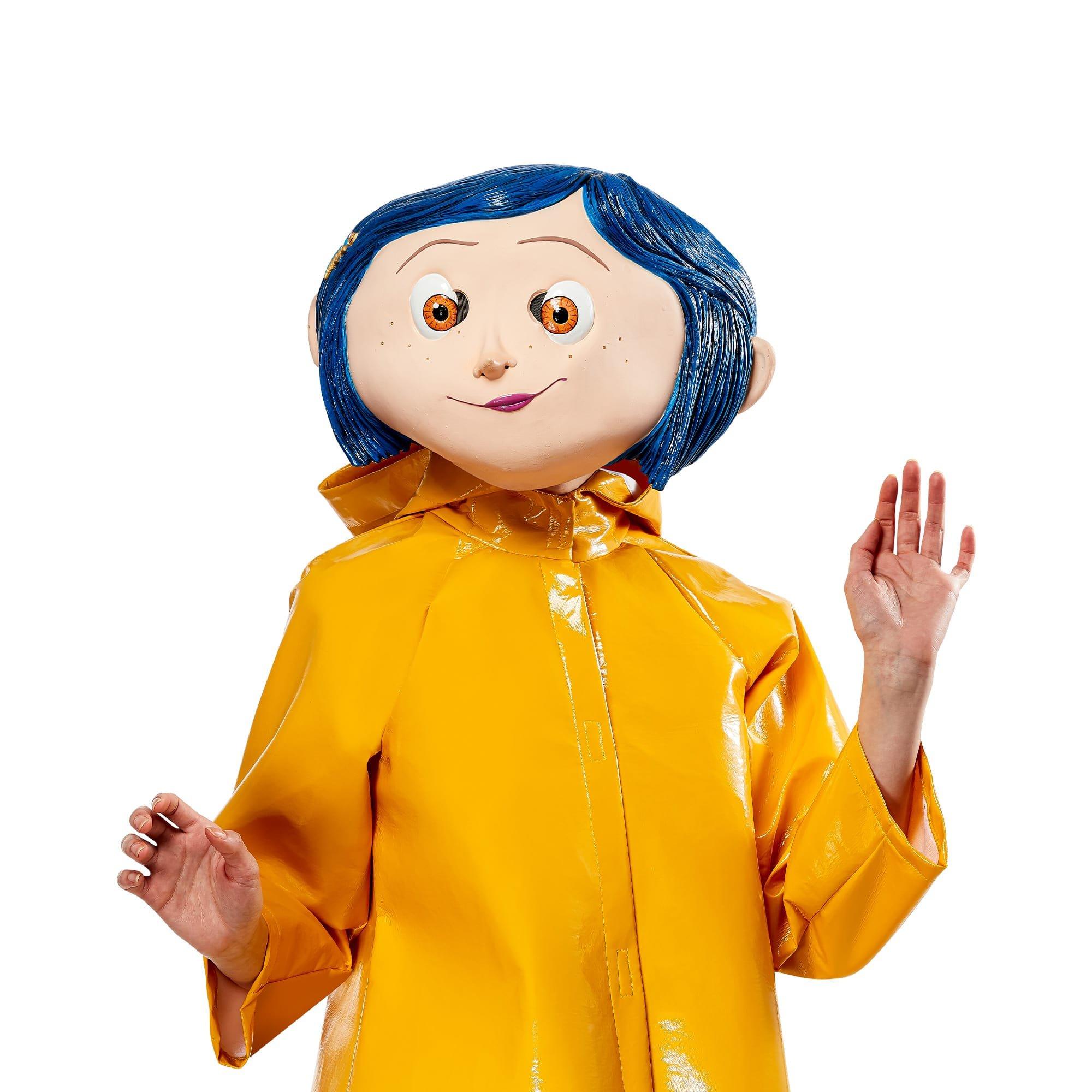 Women's Coraline Overhead Latex Mask - Deluxe