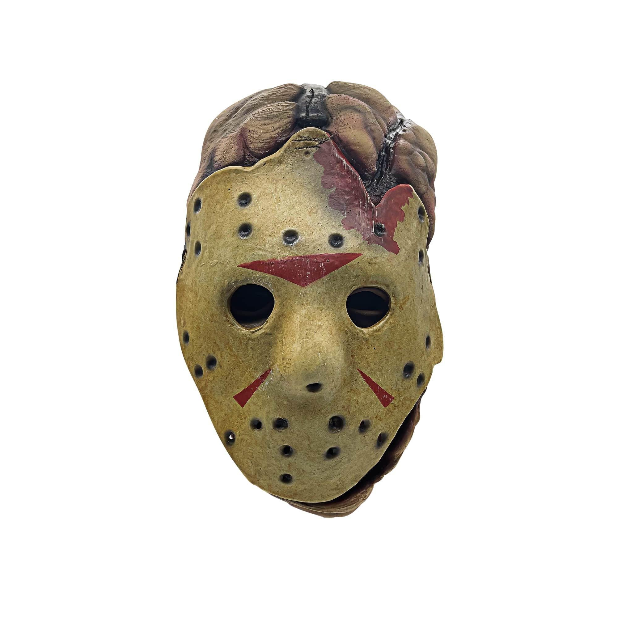 Adult Friday the 13th Jason Overhead Latex Mask and Removable Hockey Mask