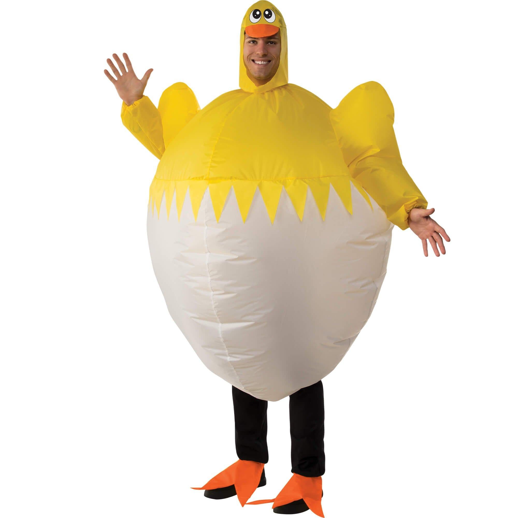 Adult What's Crackin Chick Inflatable Costume