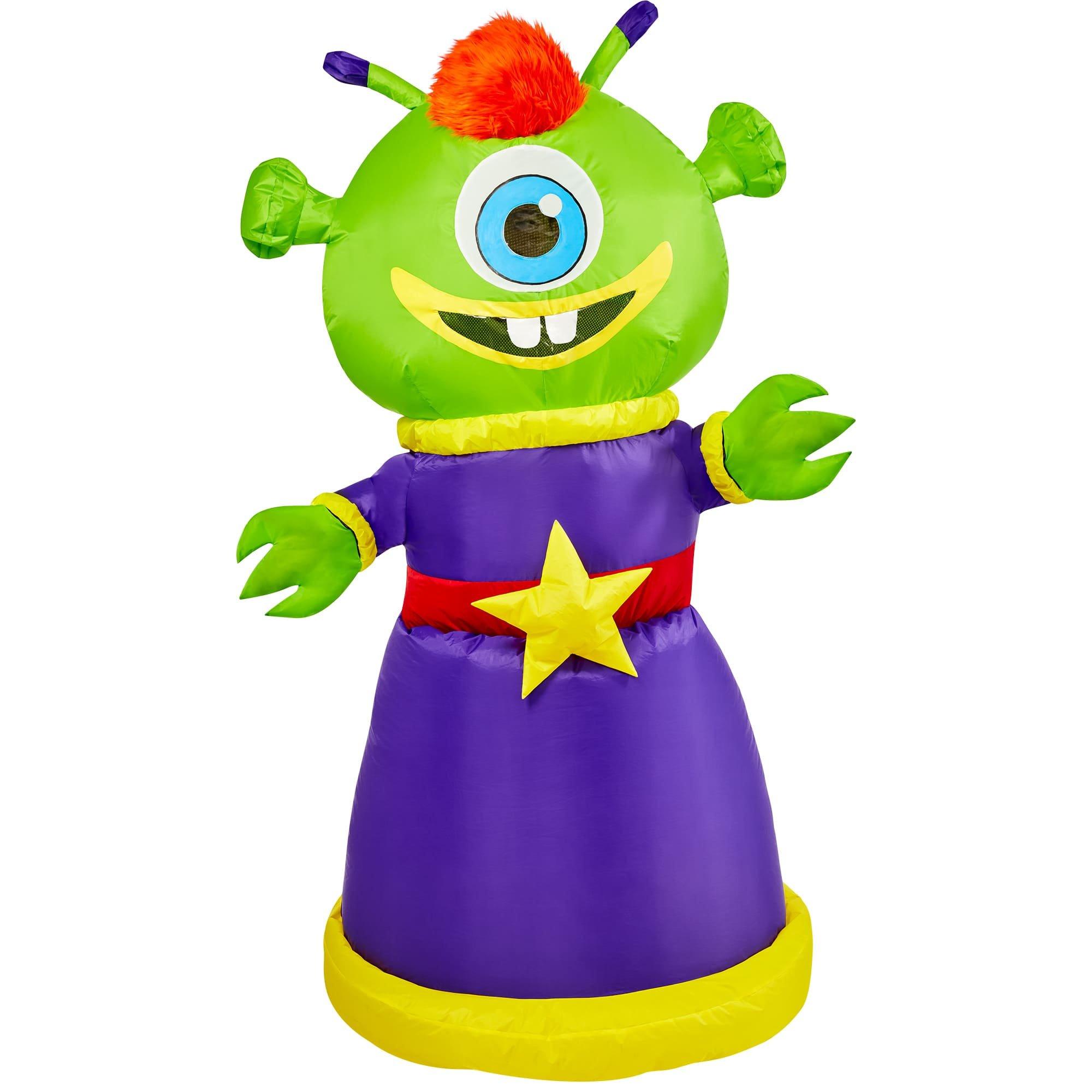 Adult Space Invader Alien Inflatable Costume