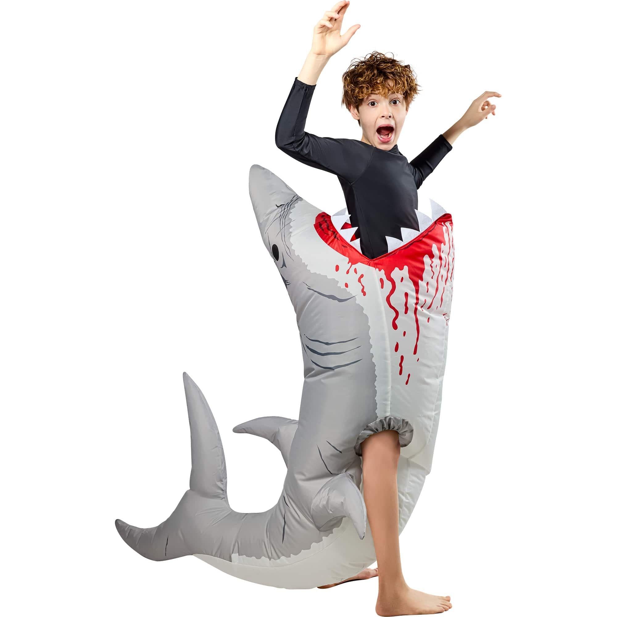 Kids' Ride on Shark Attack Inflatable Costume