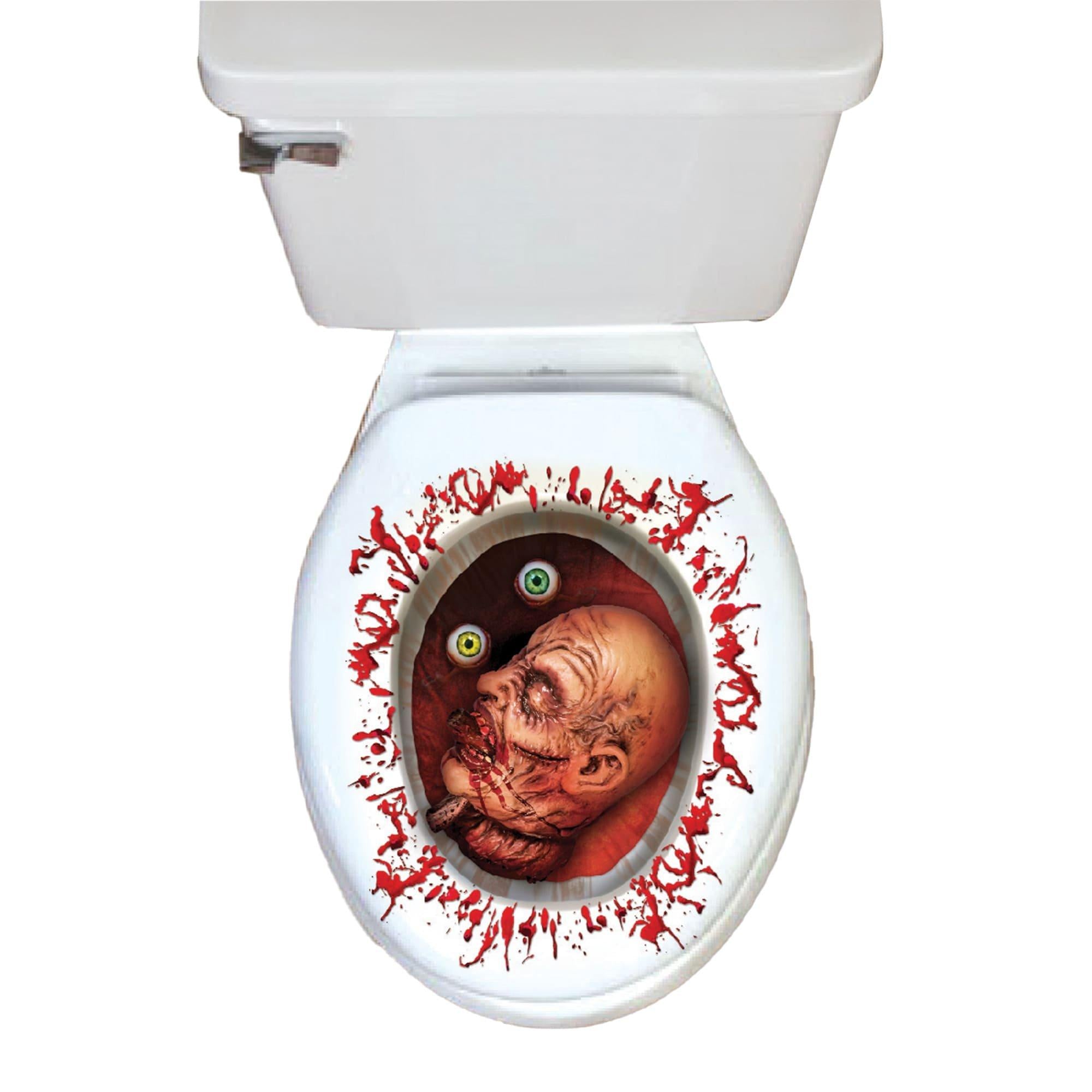 Bloody Monster Removable Sticker Toilet Seat Decoration