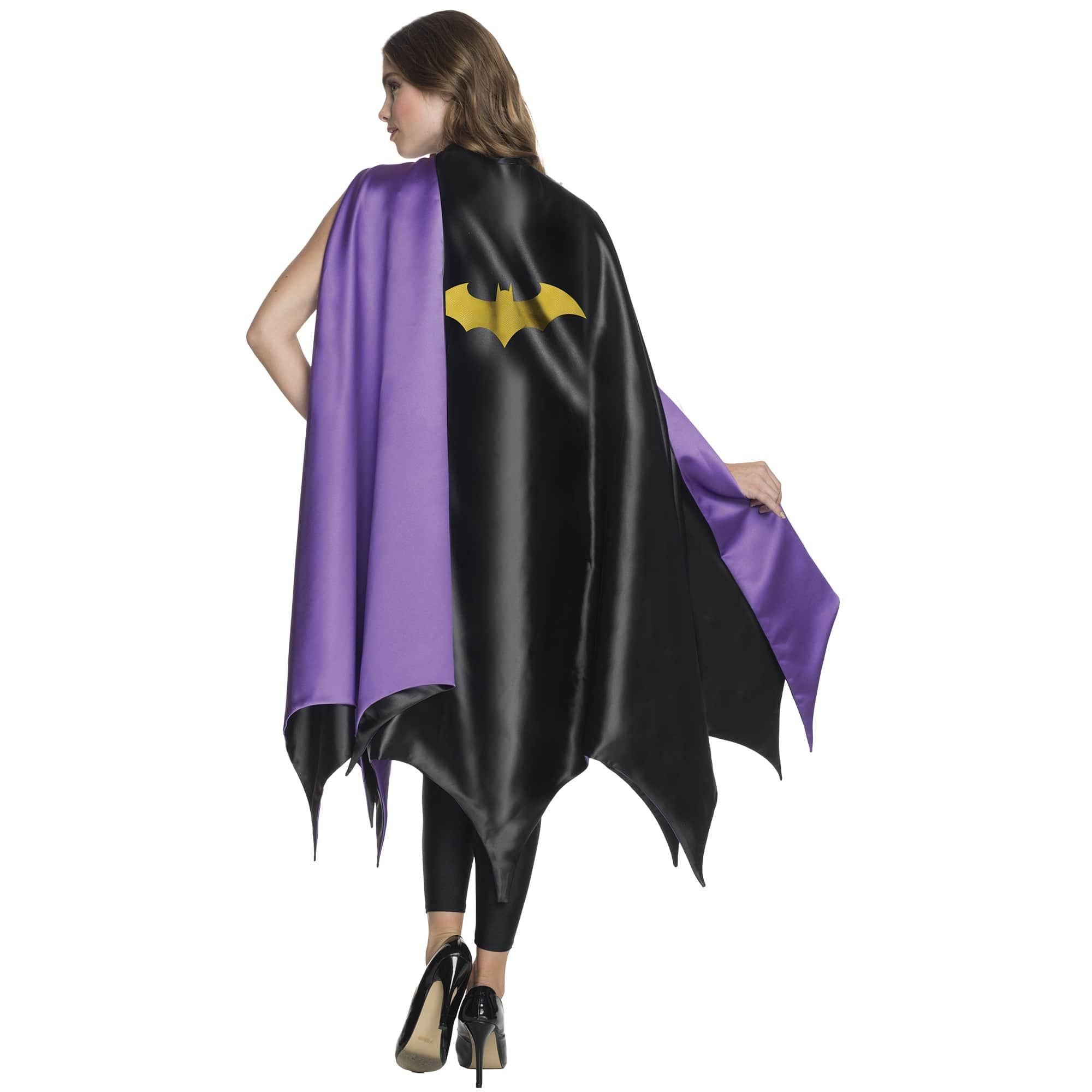 Adult Black and Purple DC Comics Batgirl Cape