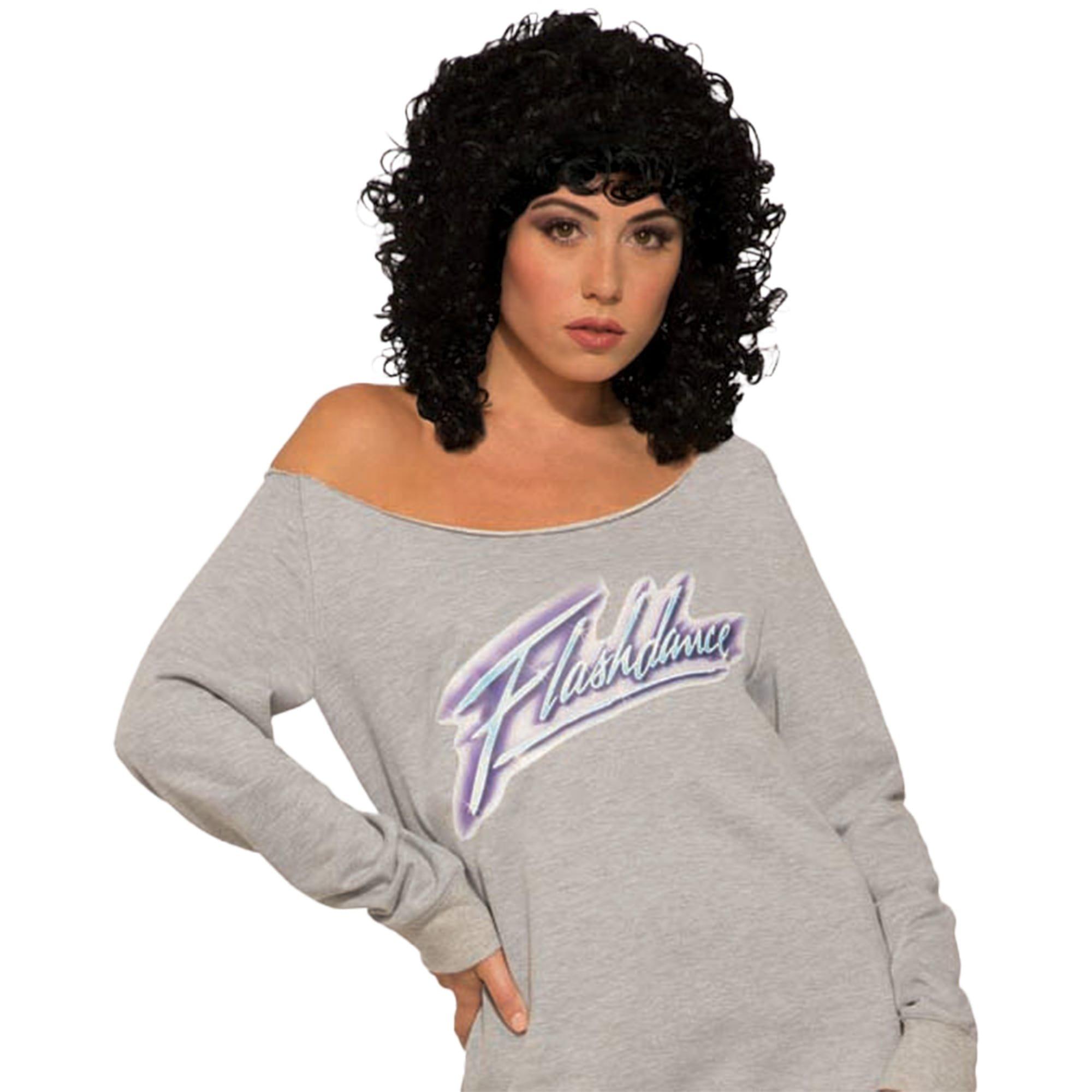 Women's Dark Brown Flashdance Wig