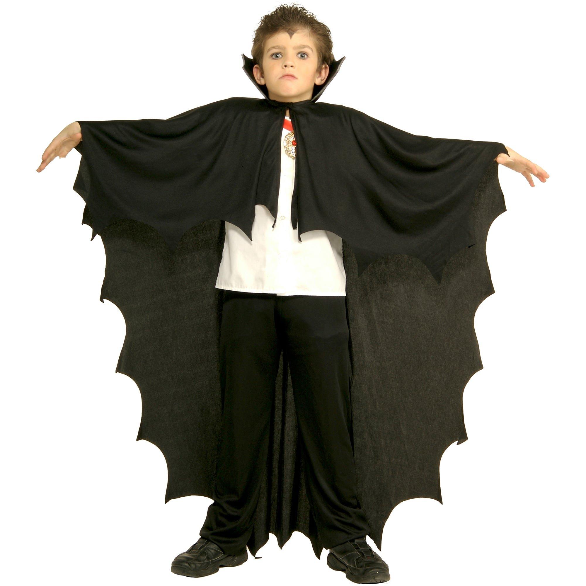 Fabric Vampire Cape Black