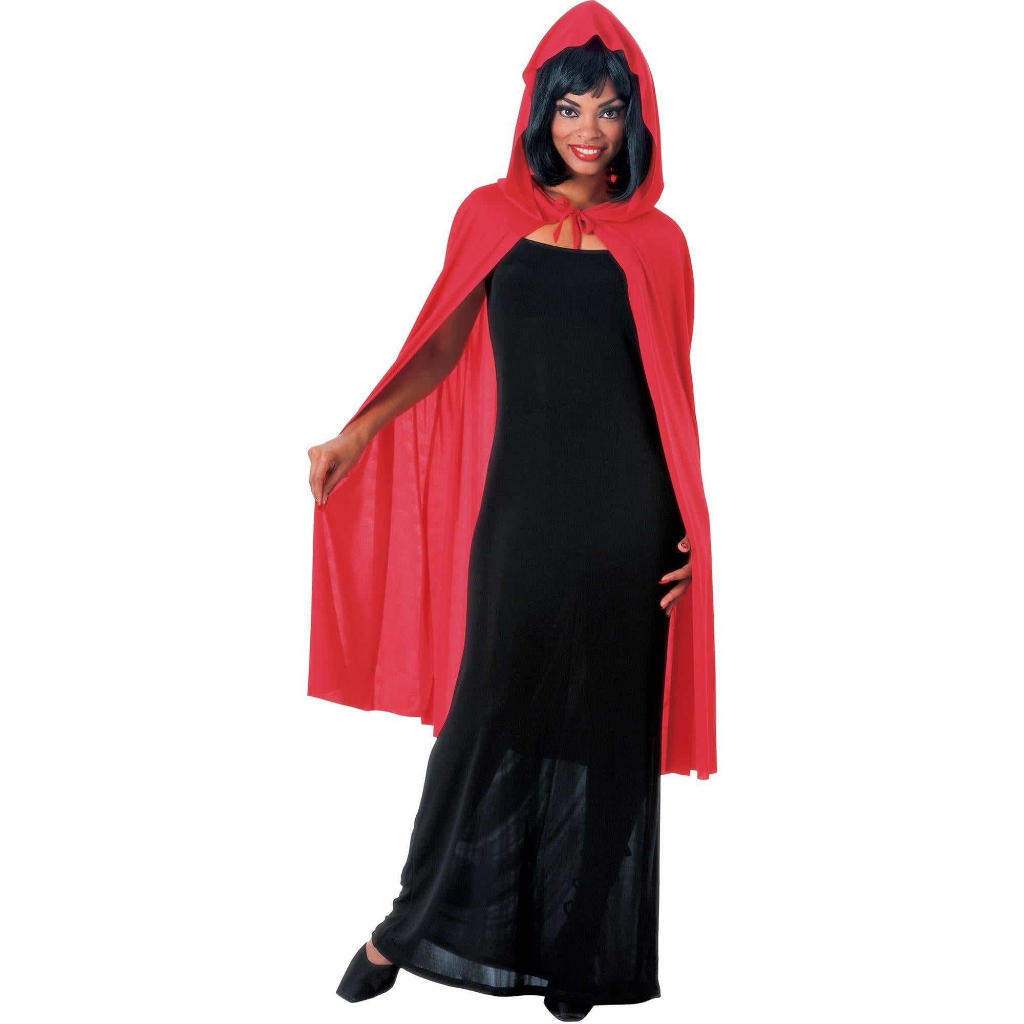 Hooded Cape, Red