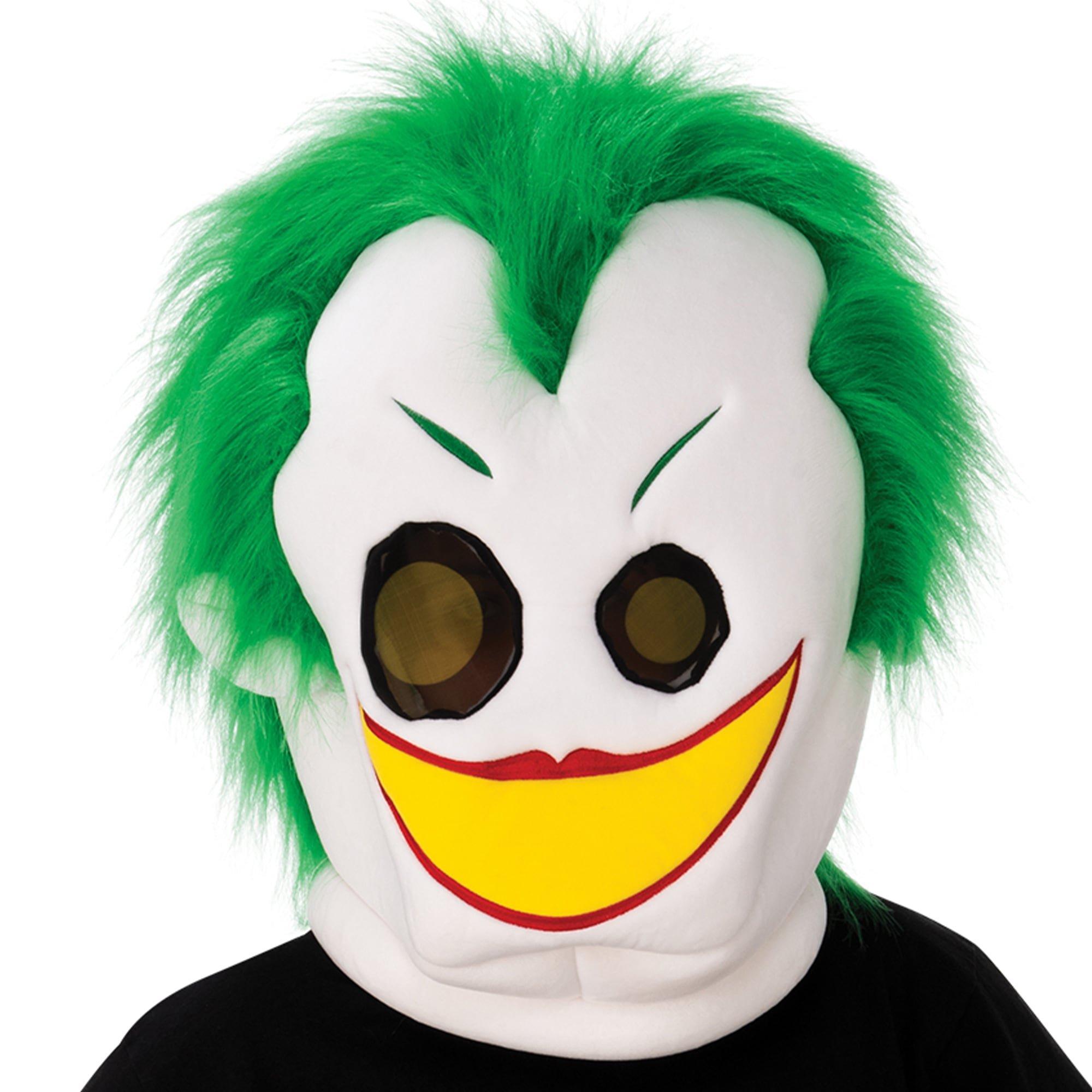 Rubie's Women's DC Super Villains Adult Harley Quinn Oversized Fabric Mask, As Shown, One Size