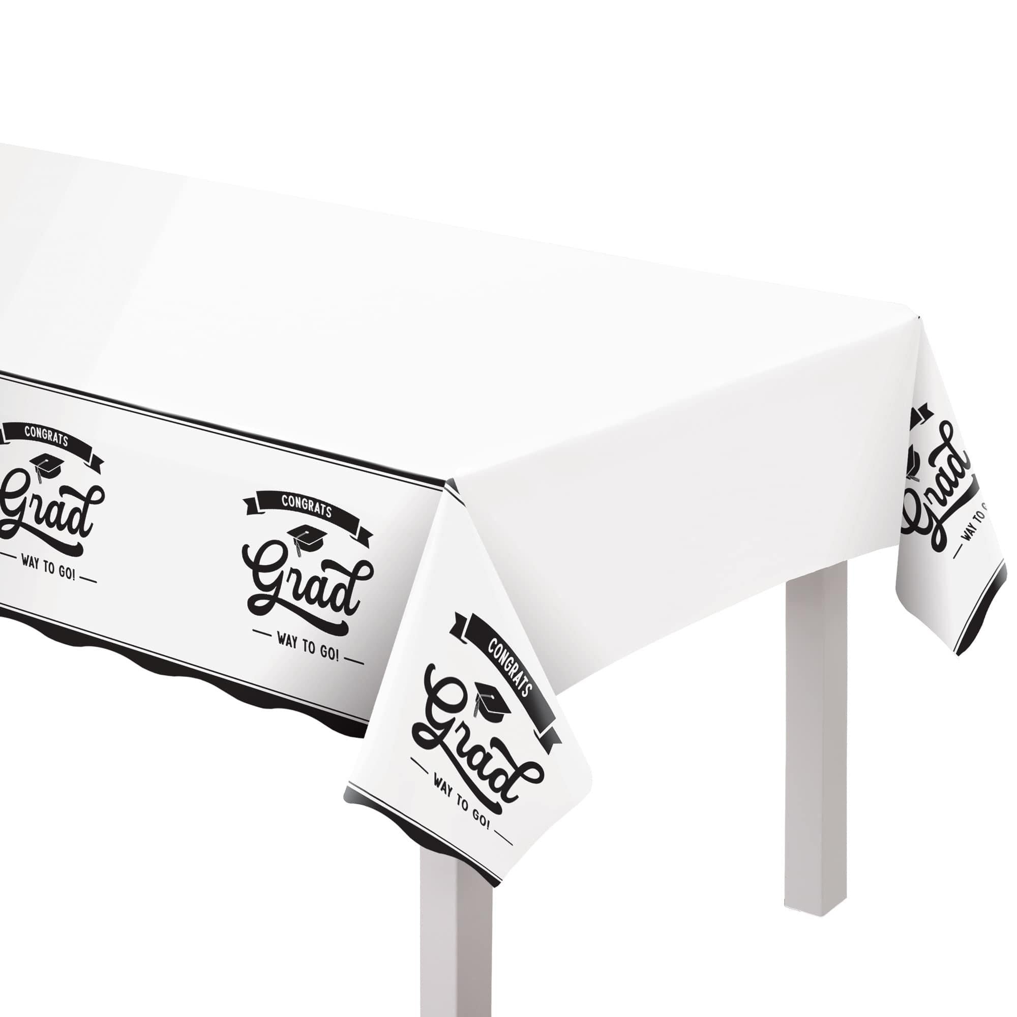Congrats Grad Tablecover, 54in x 102in