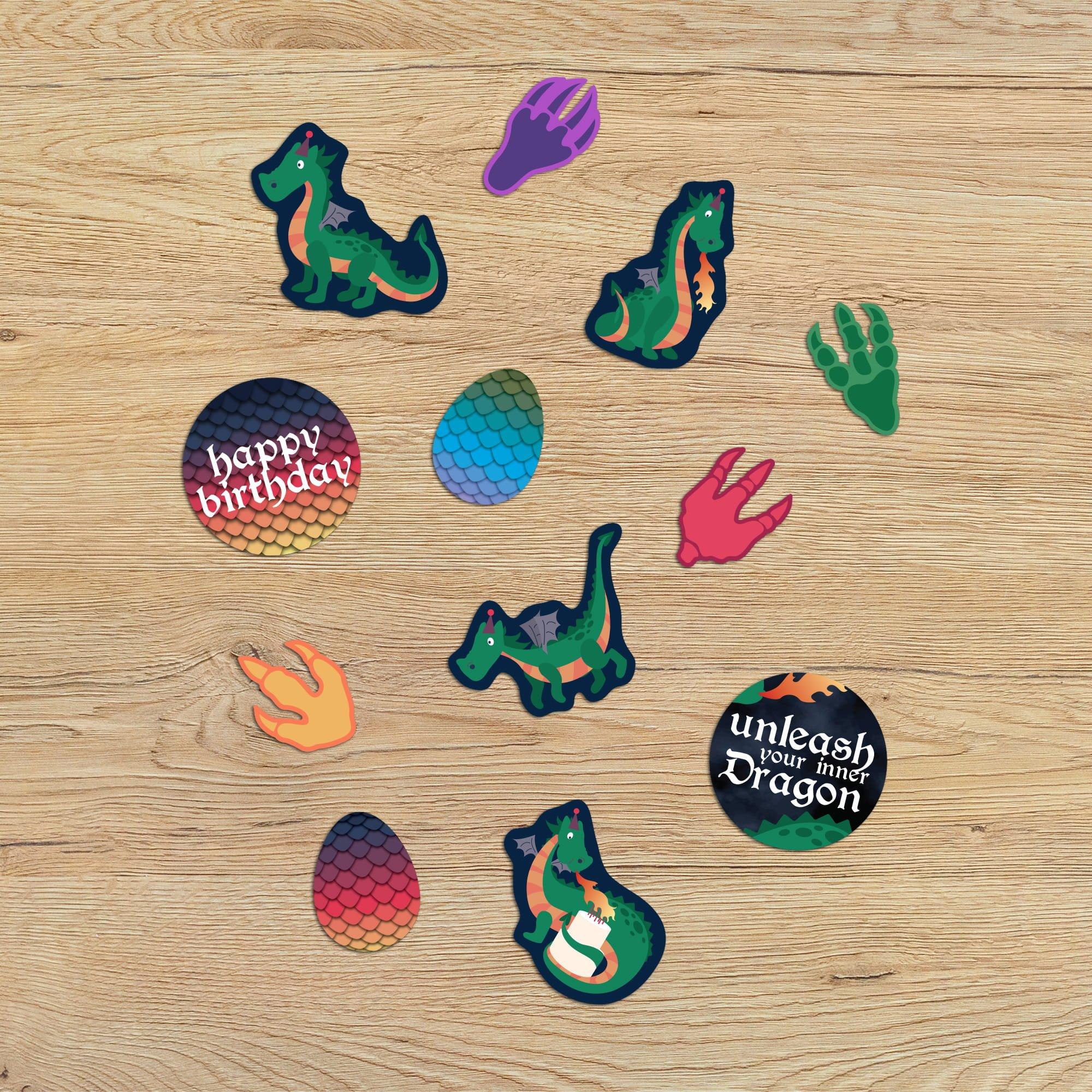 Dragon Party Confetti, 48pc