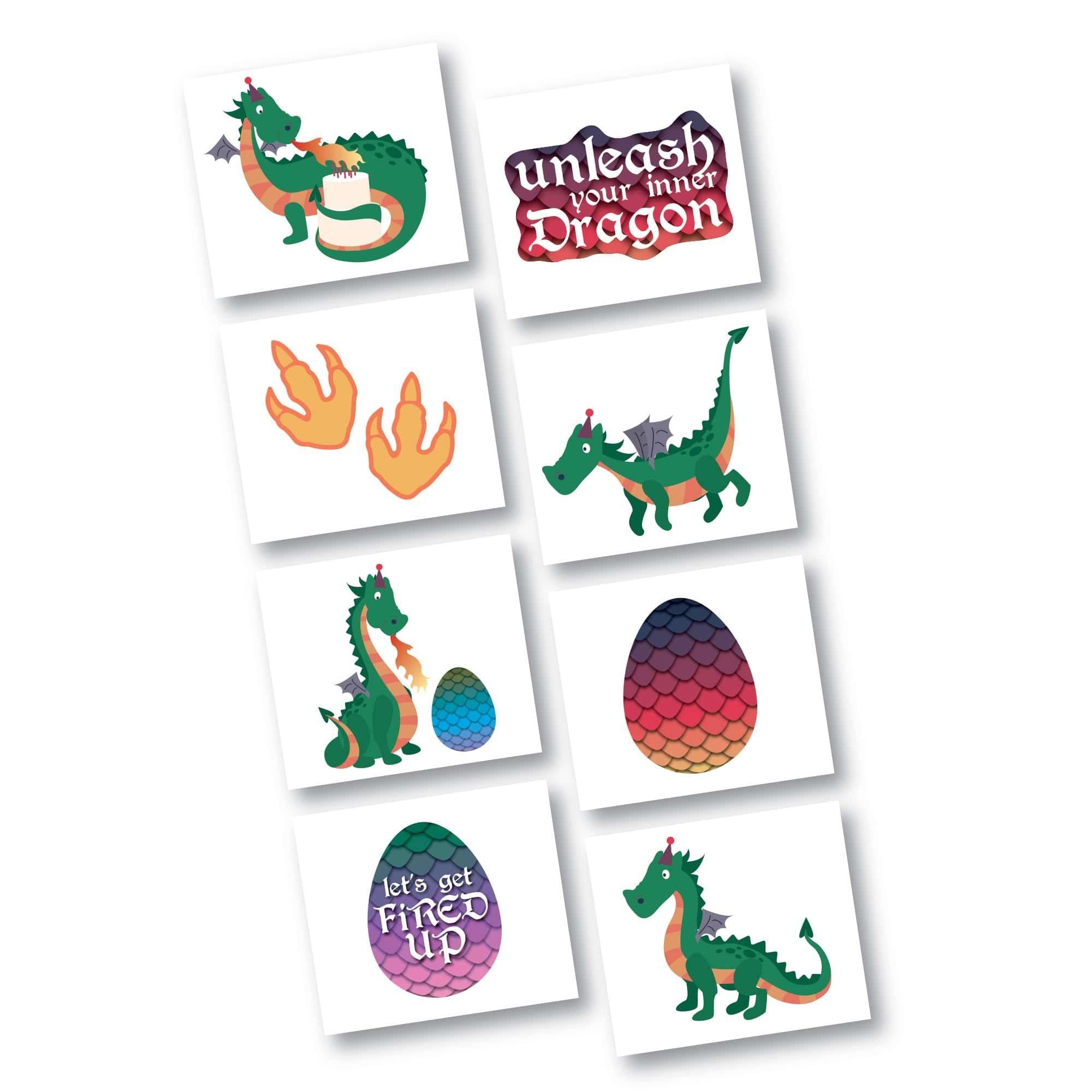 Dragon Tattoos, 8ct