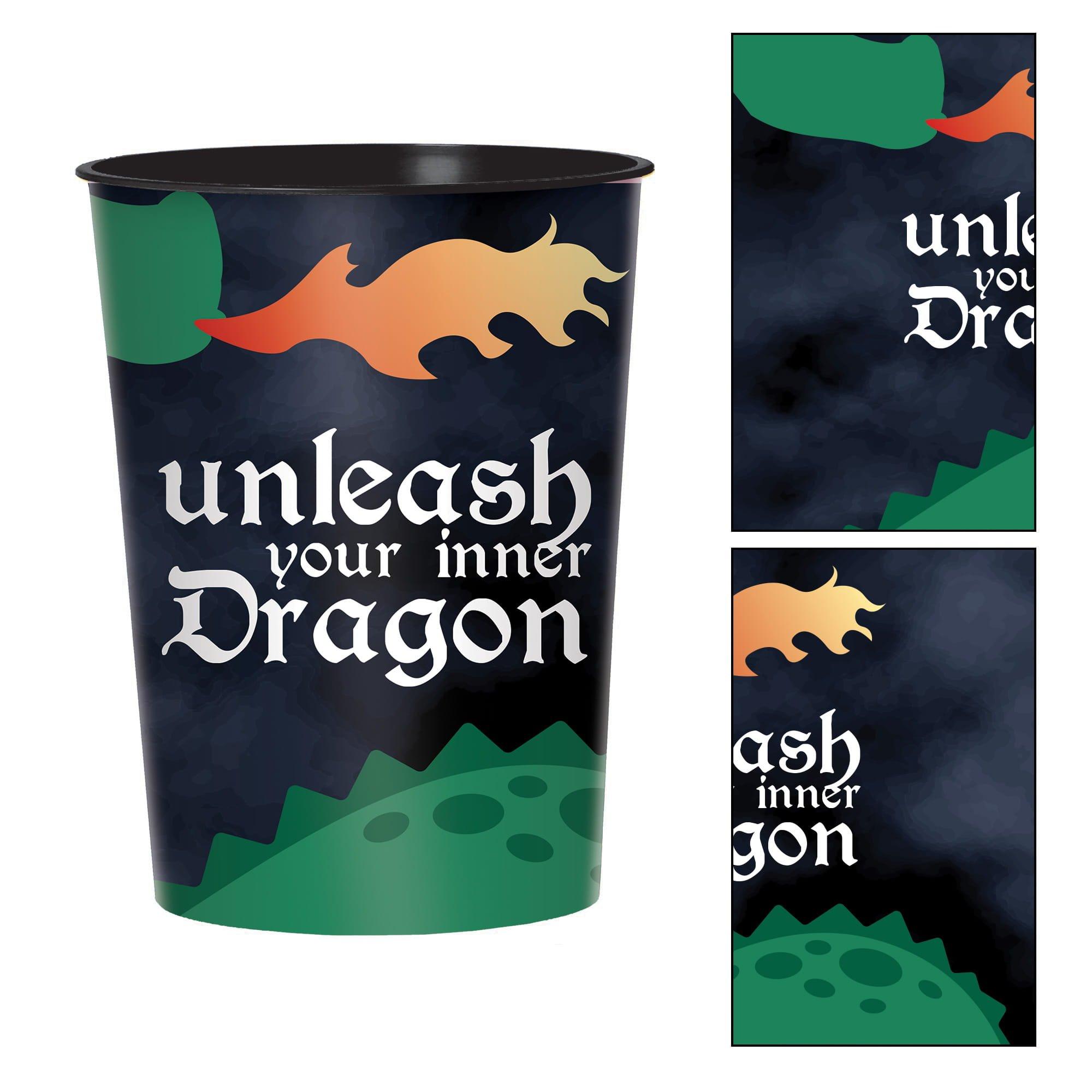Dragon Party Plastic Favor Cup, 16oz