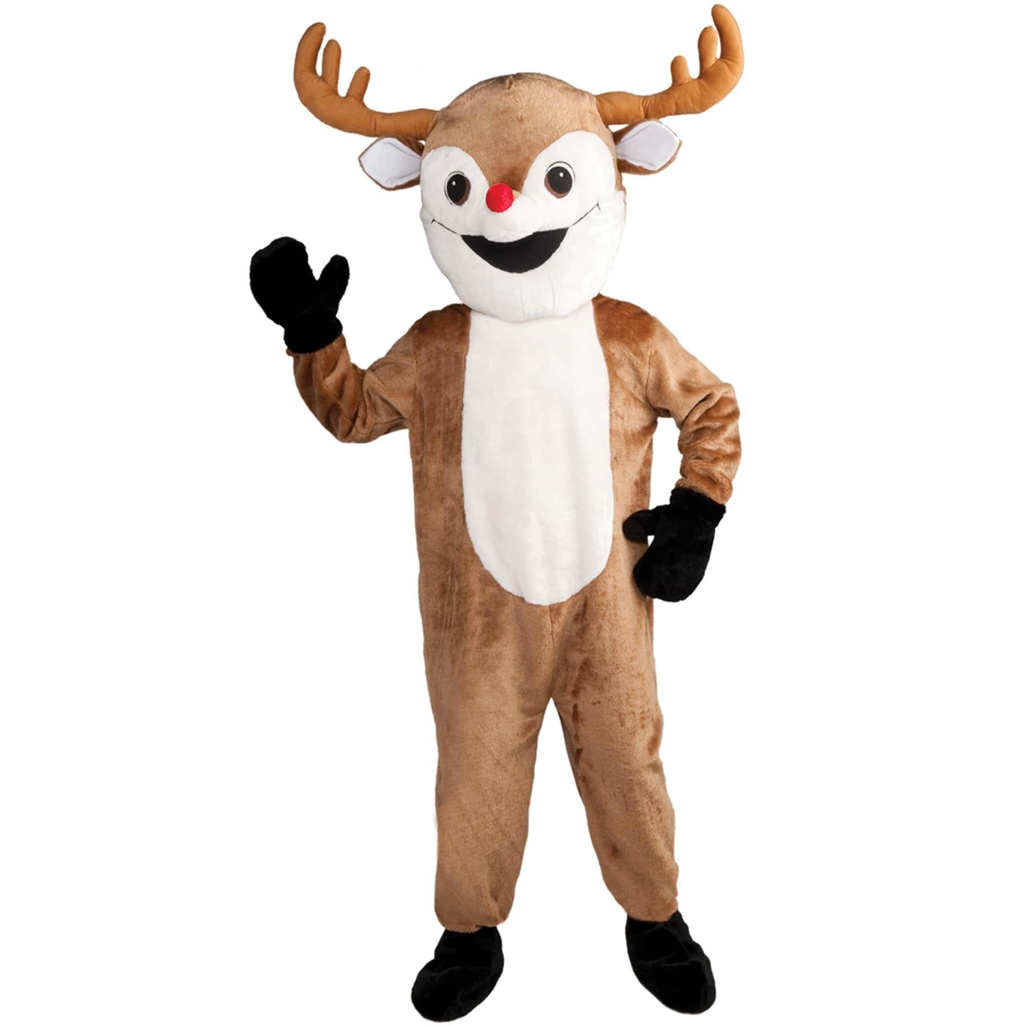 Adult Deluxe Mascot Reindeer Costume