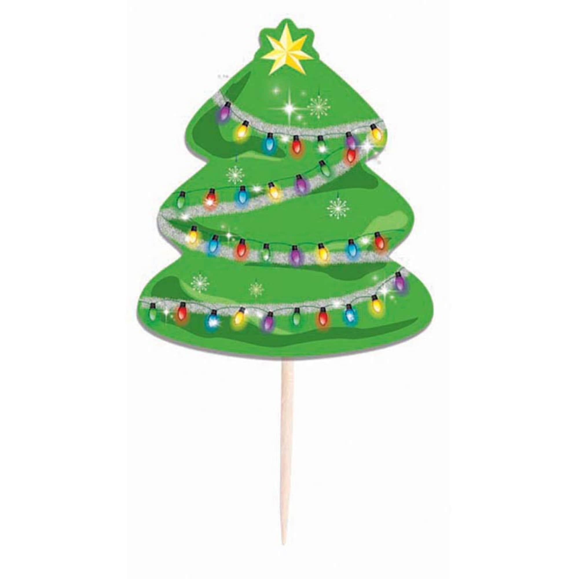 Christmas Tree Party Picks, 12ct