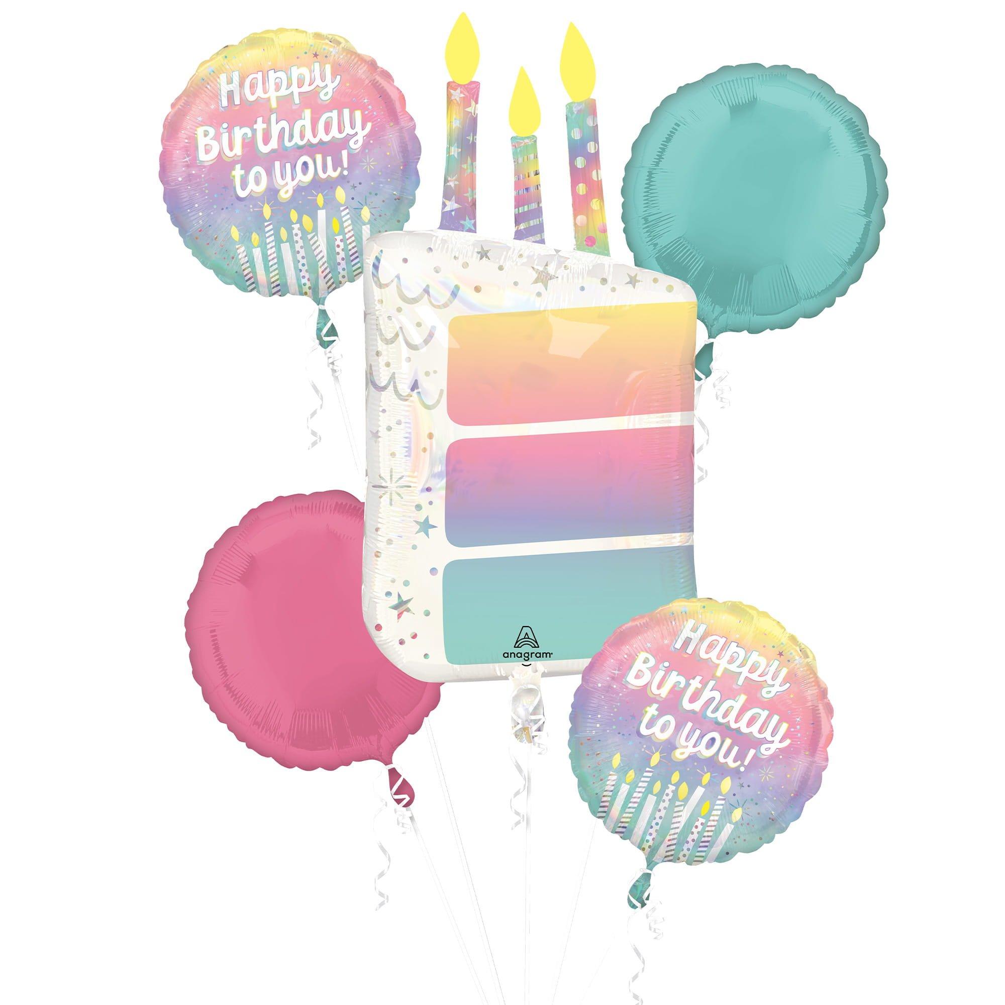 Pearlized Birthday Bouquet, 5pc