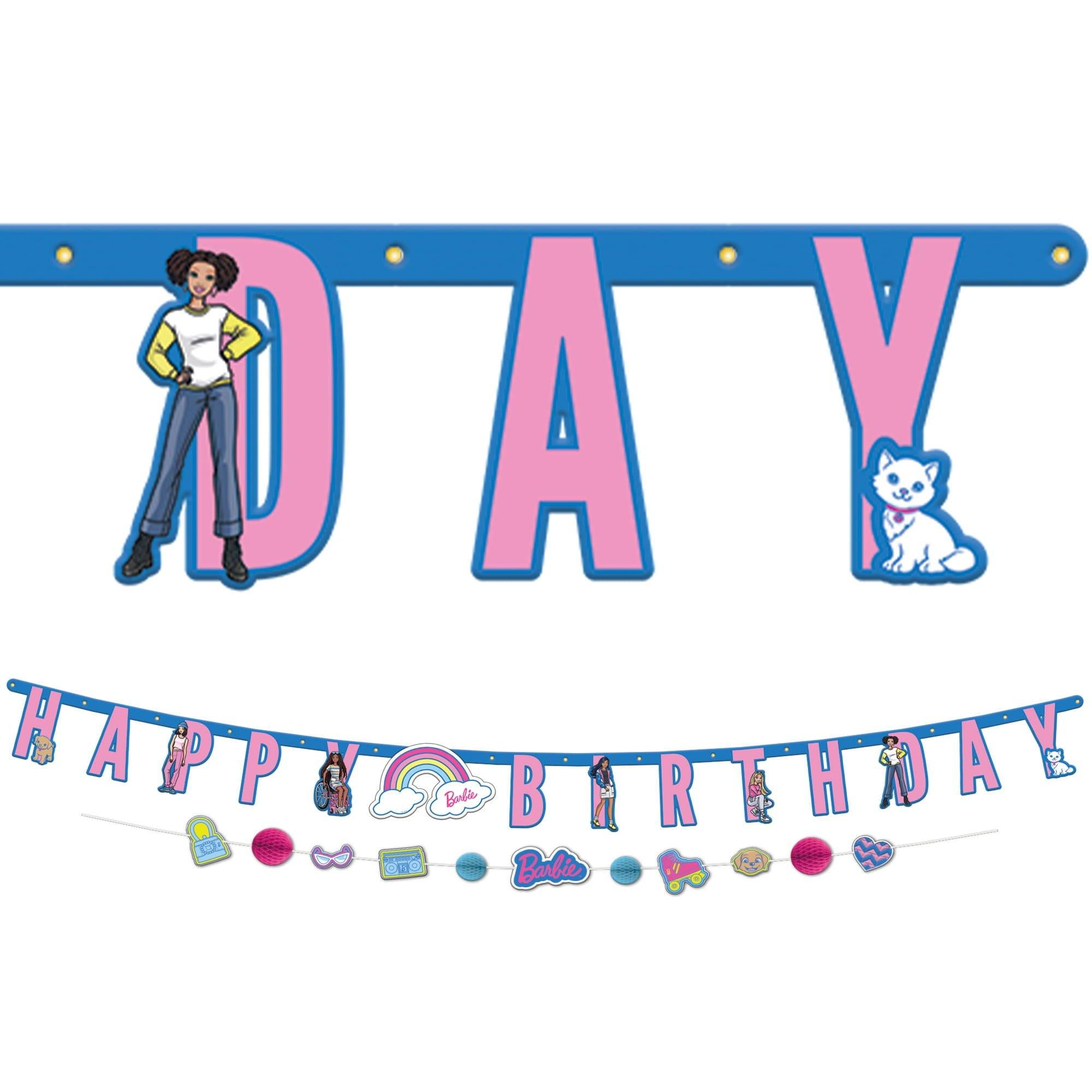 Barbie Party Banner
