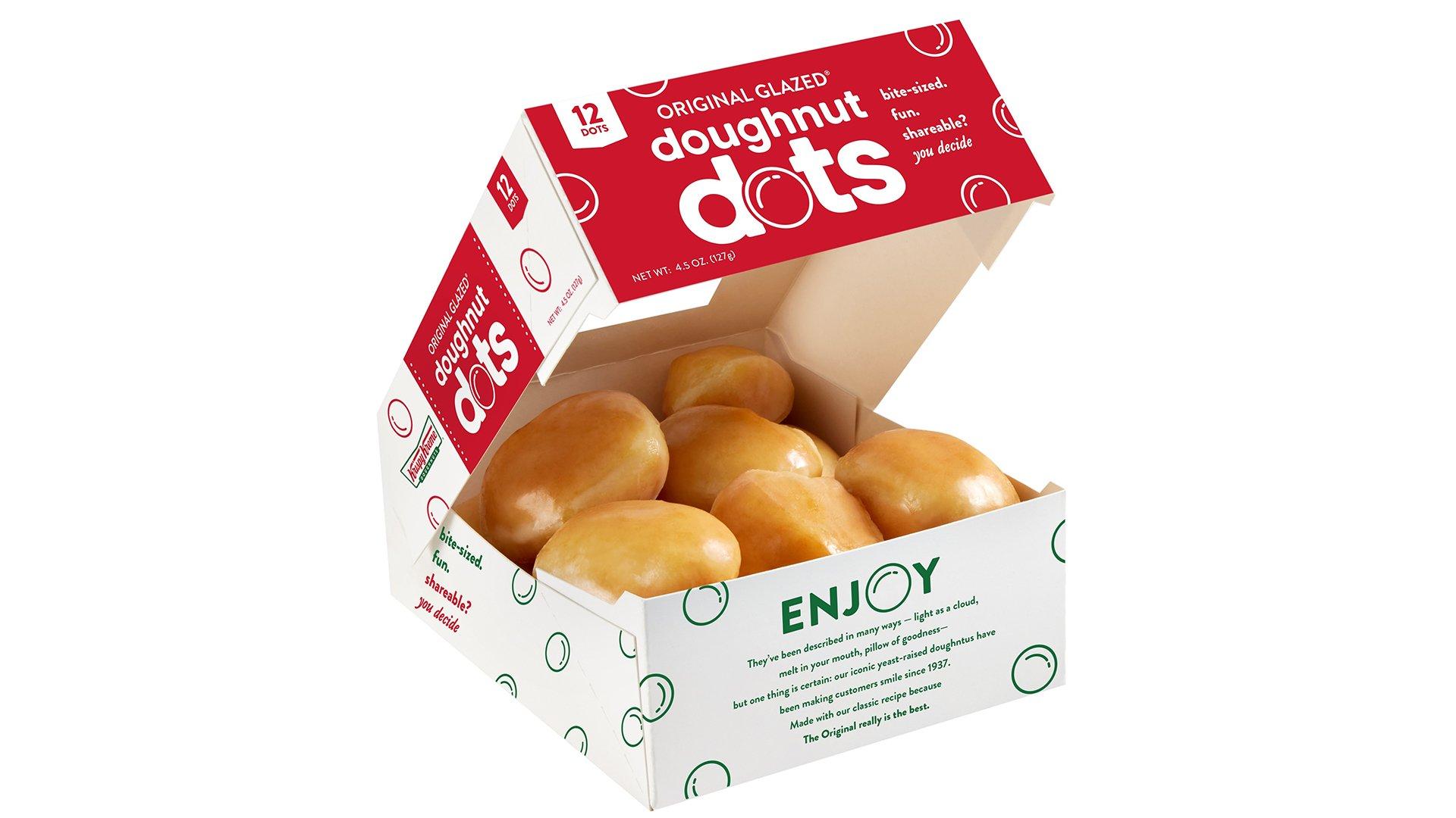 Krispy Kreme Original Glazed Doughnut Dots (12 ct)