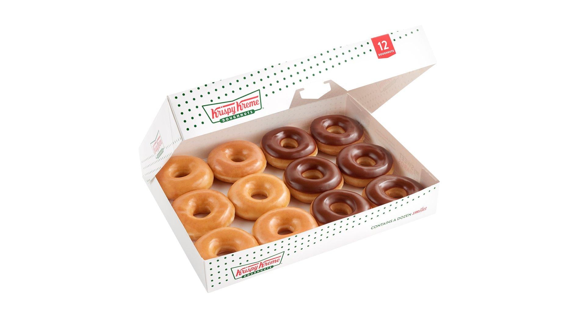 Krispy Kreme Original Glazed? & Chocolate Iced Duo (12 ct)