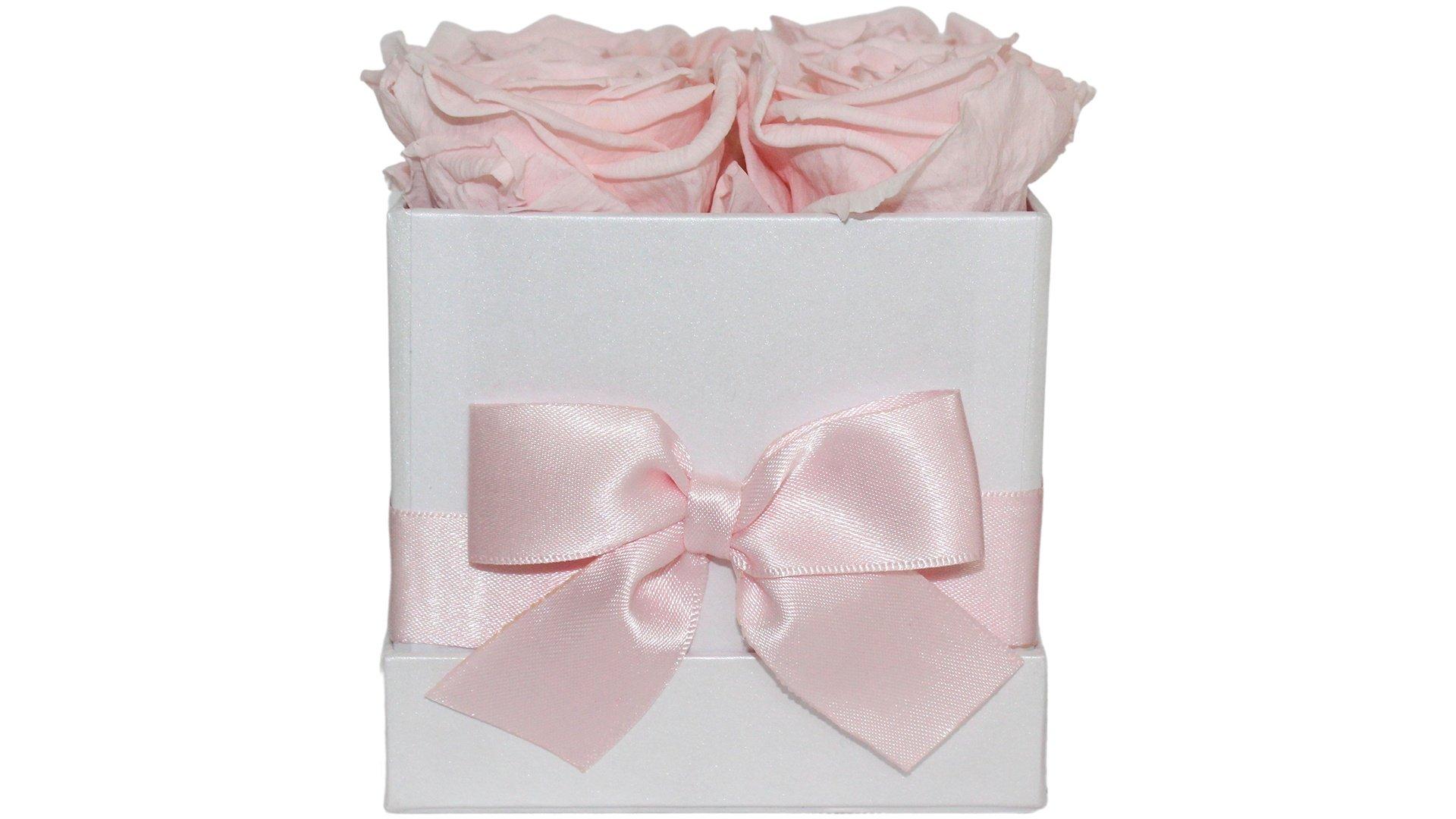 Pink Champagne Preserved Roses Gift Box (4 ct)
