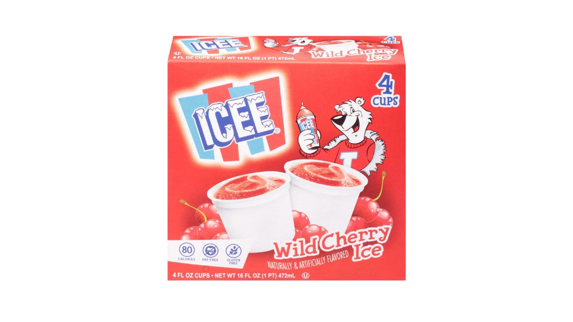 Icee Cups Wild Cherry (4 oz x 4 ct)