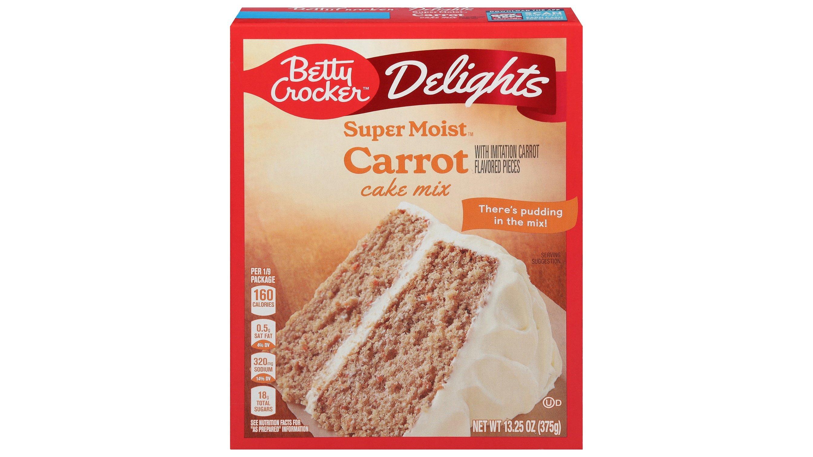Betty Crocker Delights Super Moist Carrot Cake Mix (13.25 oz)