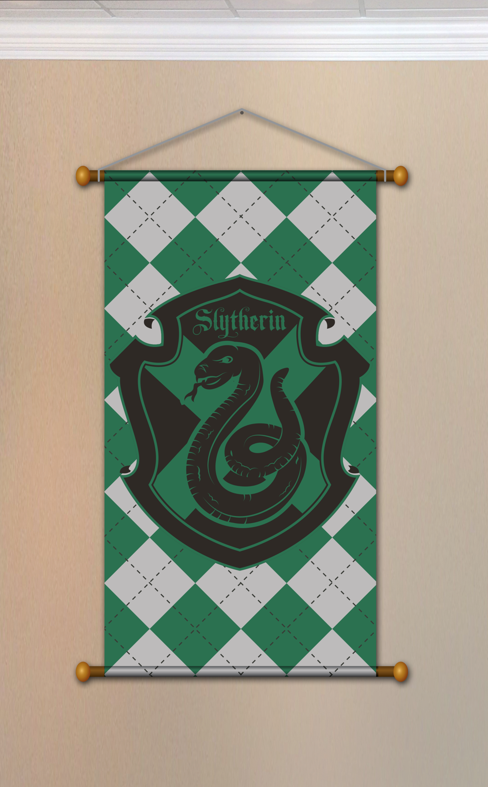 33-inch Harry Potter Slytherin House Banner