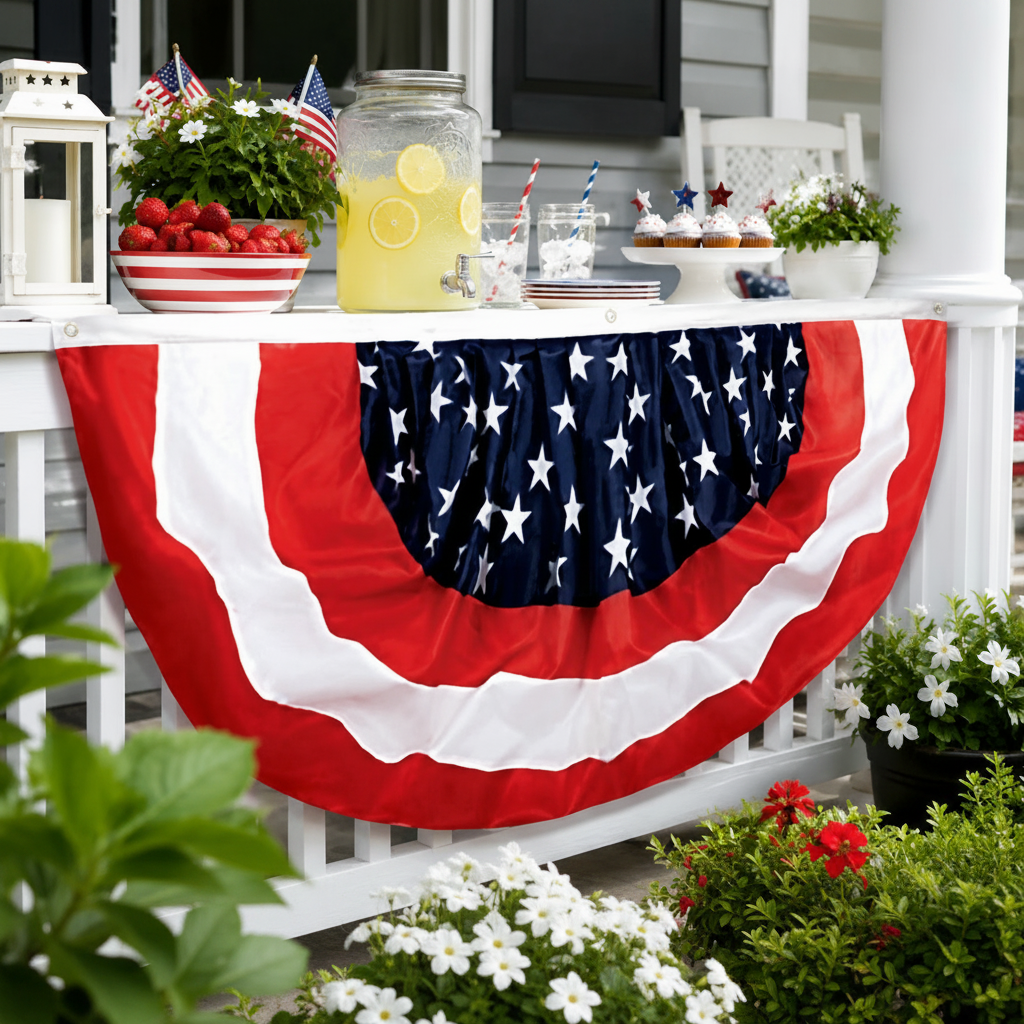 Medium Patriotic American Flag Bunting