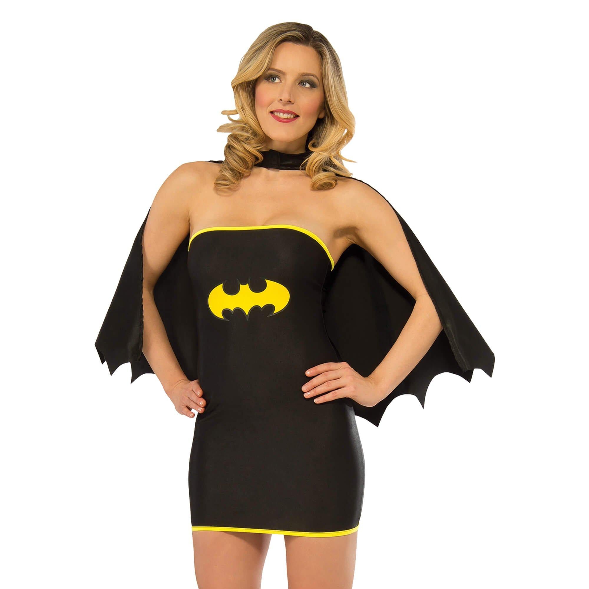 Adult Black Batgirl Cape