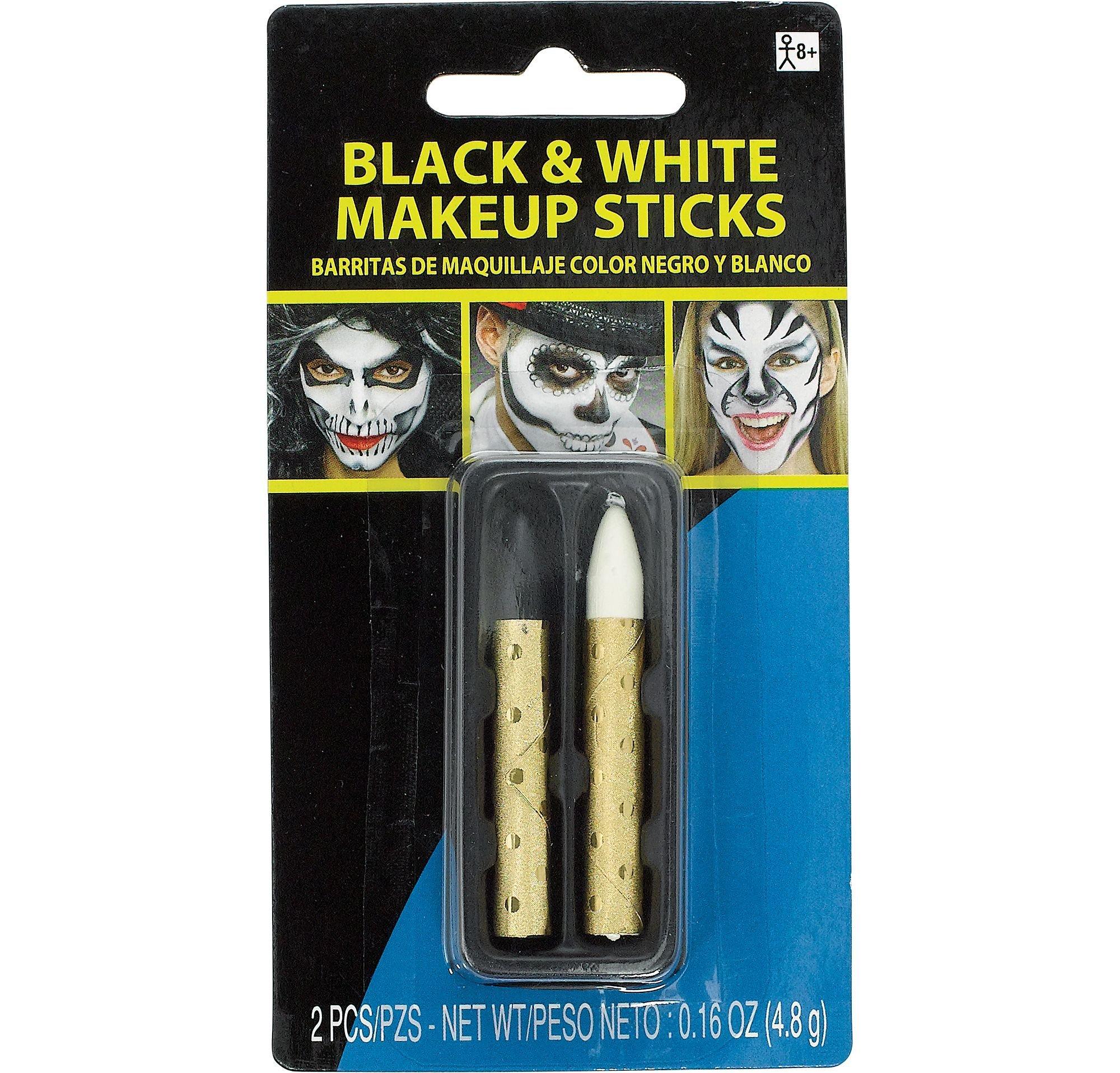 TEST Black & White Makeup Sticks 2ct