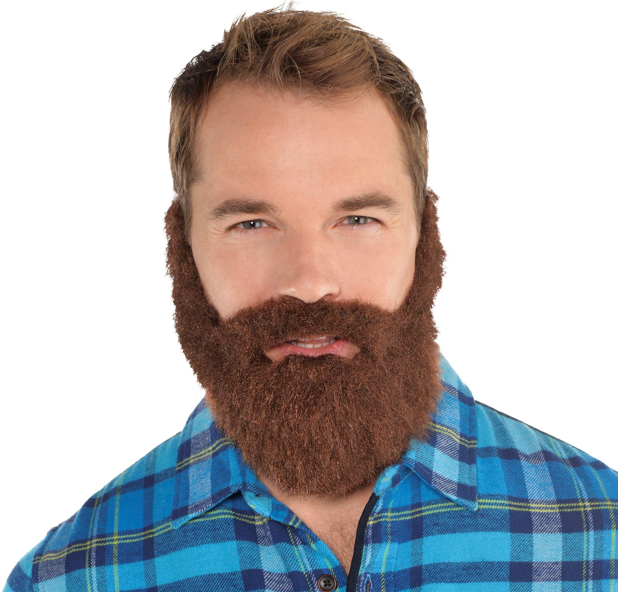 Brown Lumberjack Facial Hair Set