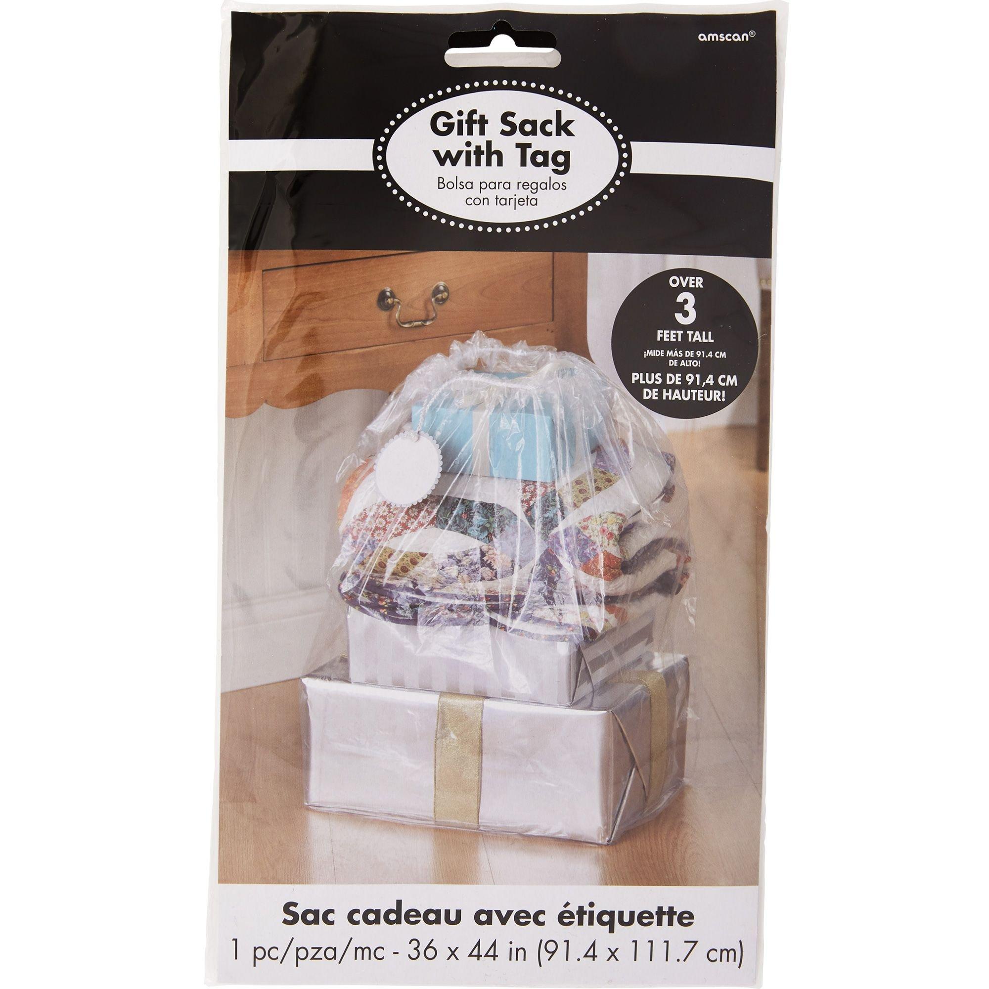 Clear White Polka Dot Gift Sack