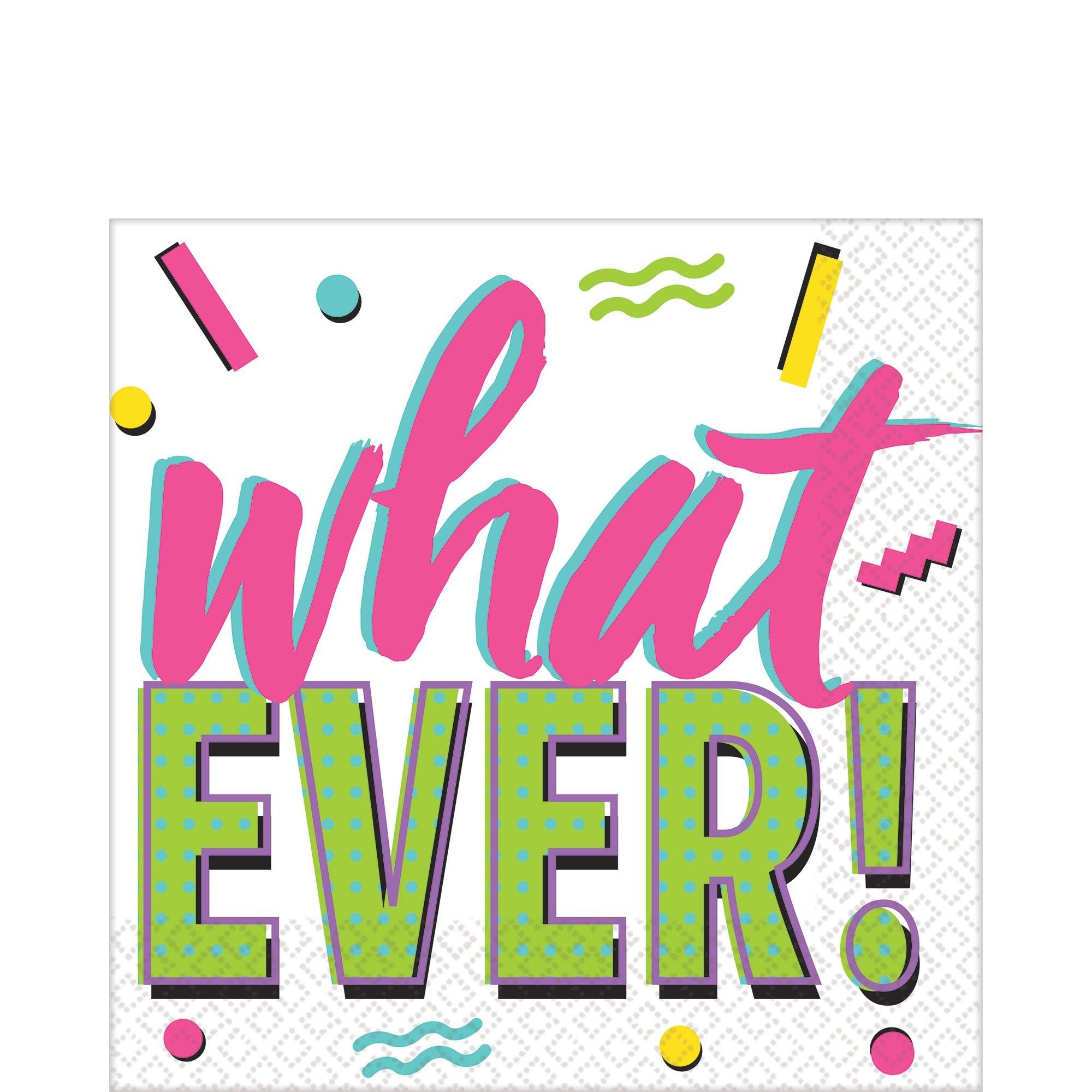 Awesome 80s Lunch Napkins 16ct