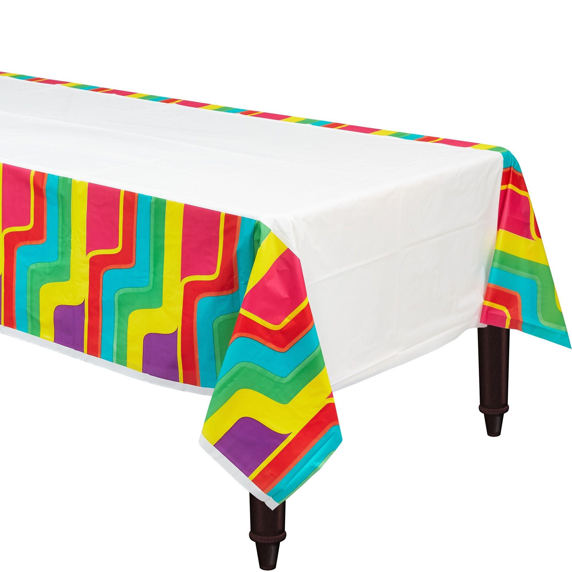 Good Vibes 70s Table Cover