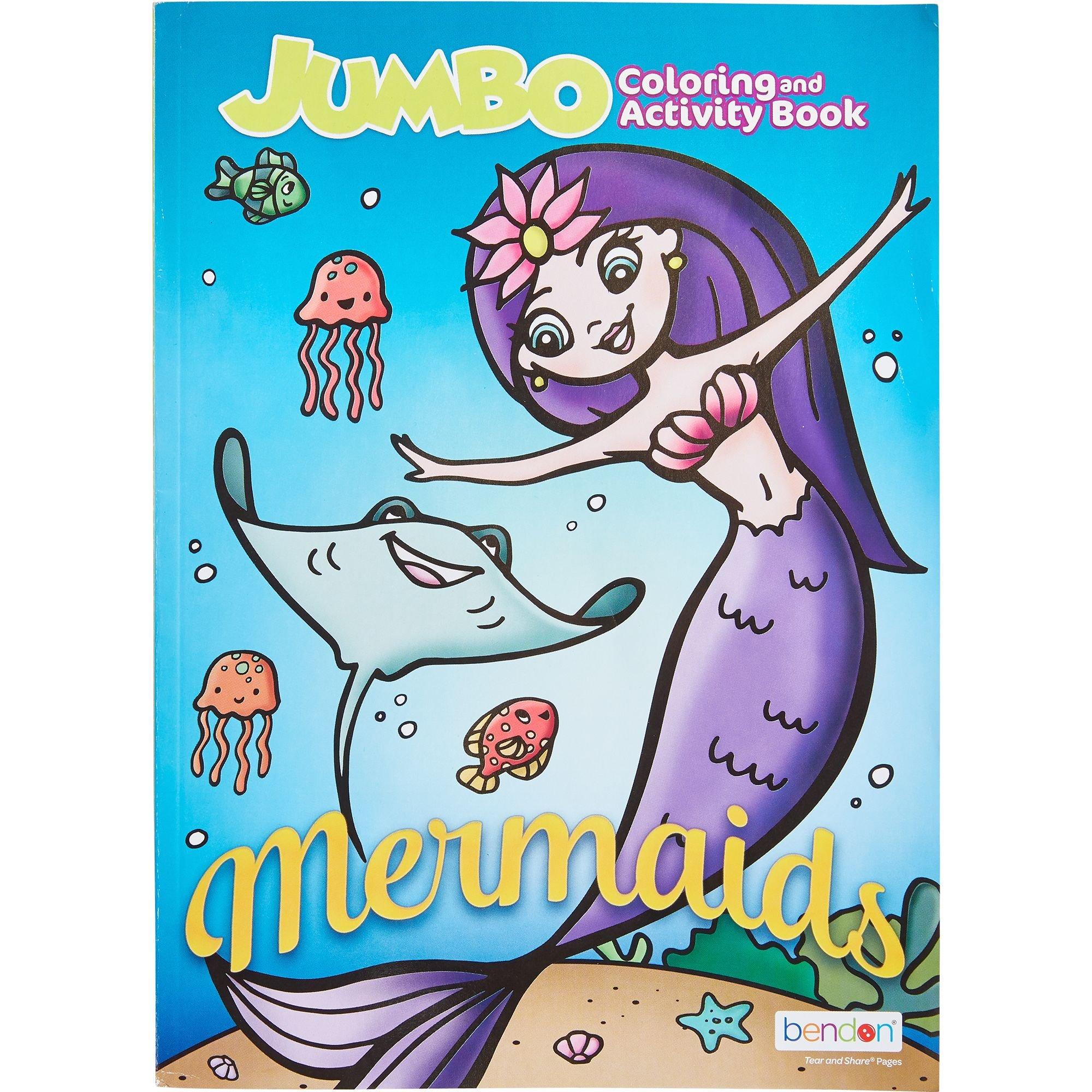 Mermaid Coloring & Activity Book