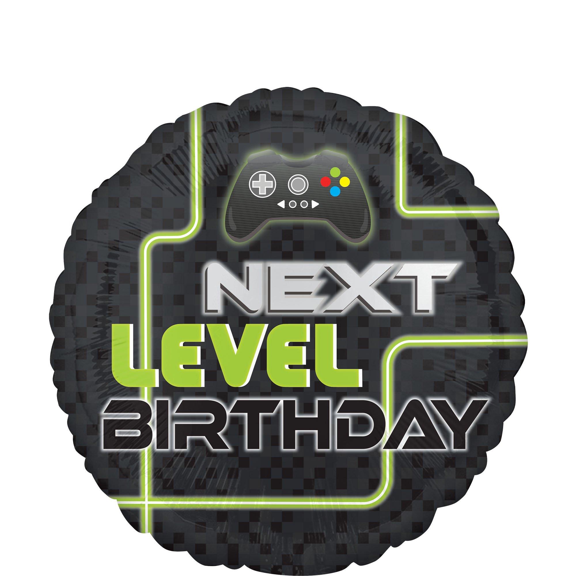 Level Up Birthday Balloon
