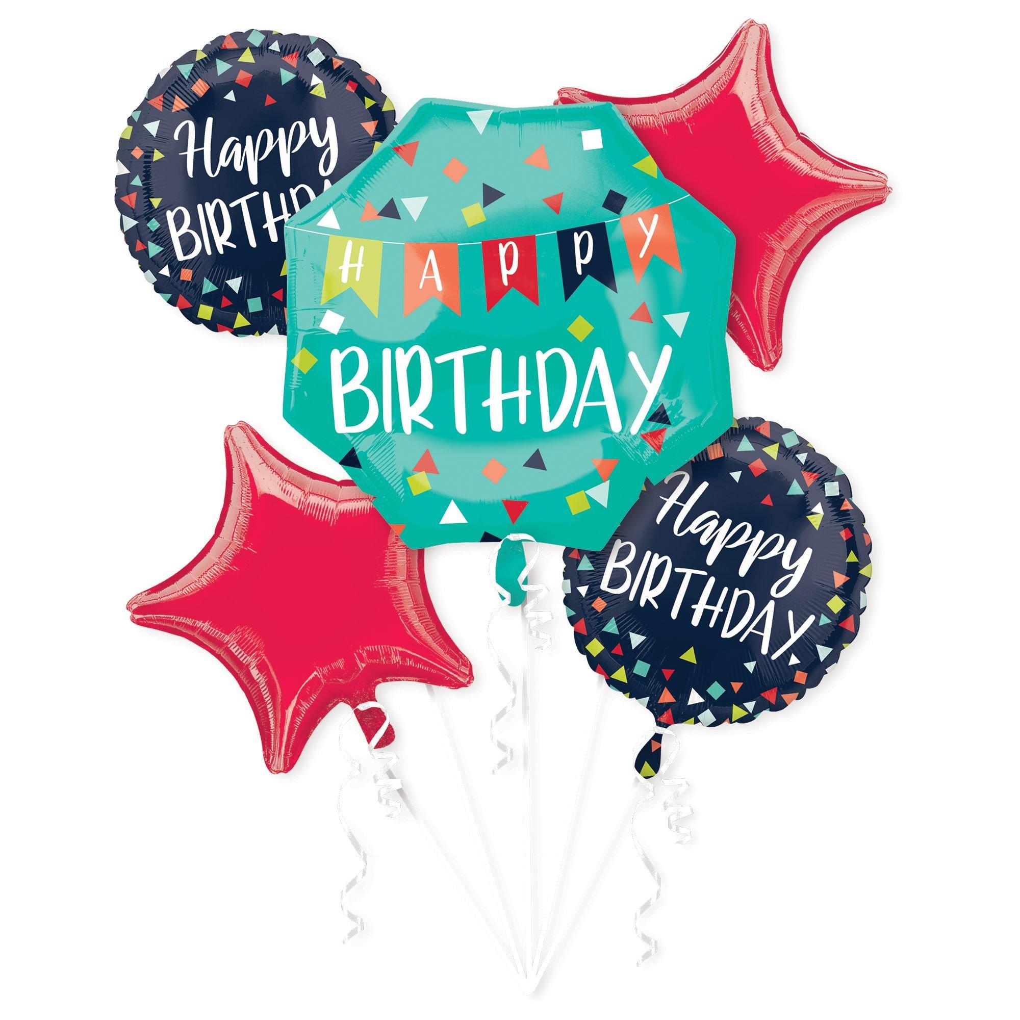 A Reason to Celebrate Balloon Bouquet, 5pc