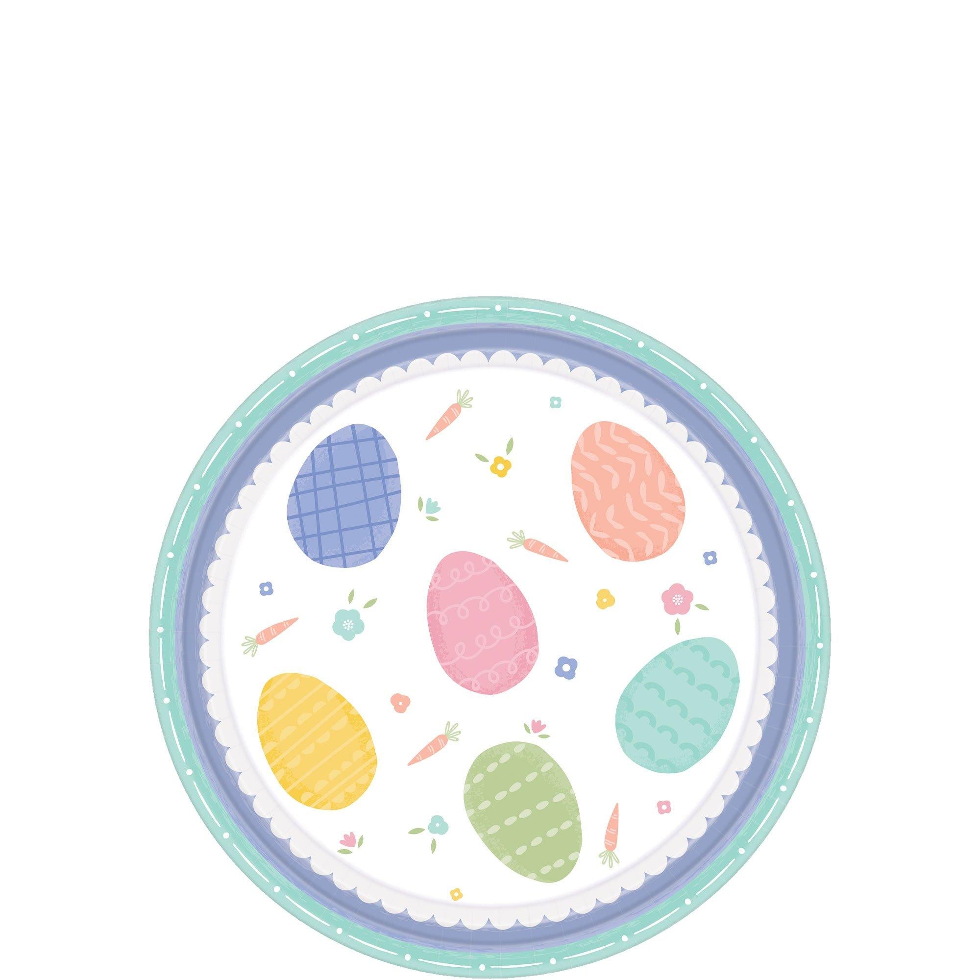 Pretty Pastel Easter Dessert Plates 8ct