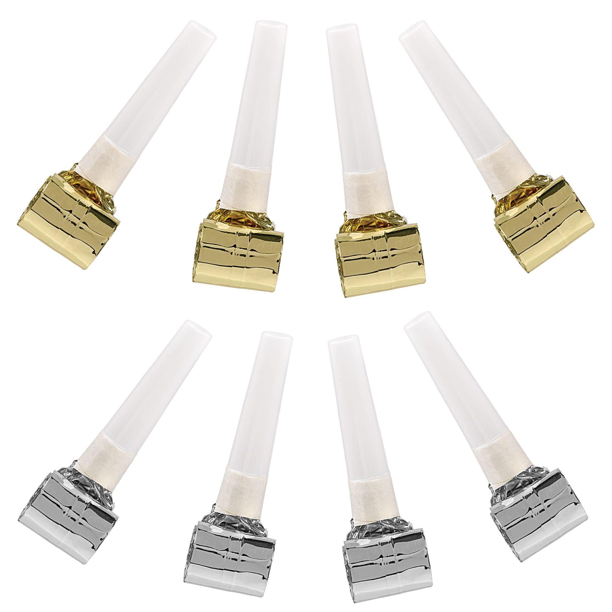 Metallic Gold & Silver Foil Blowouts 8ct