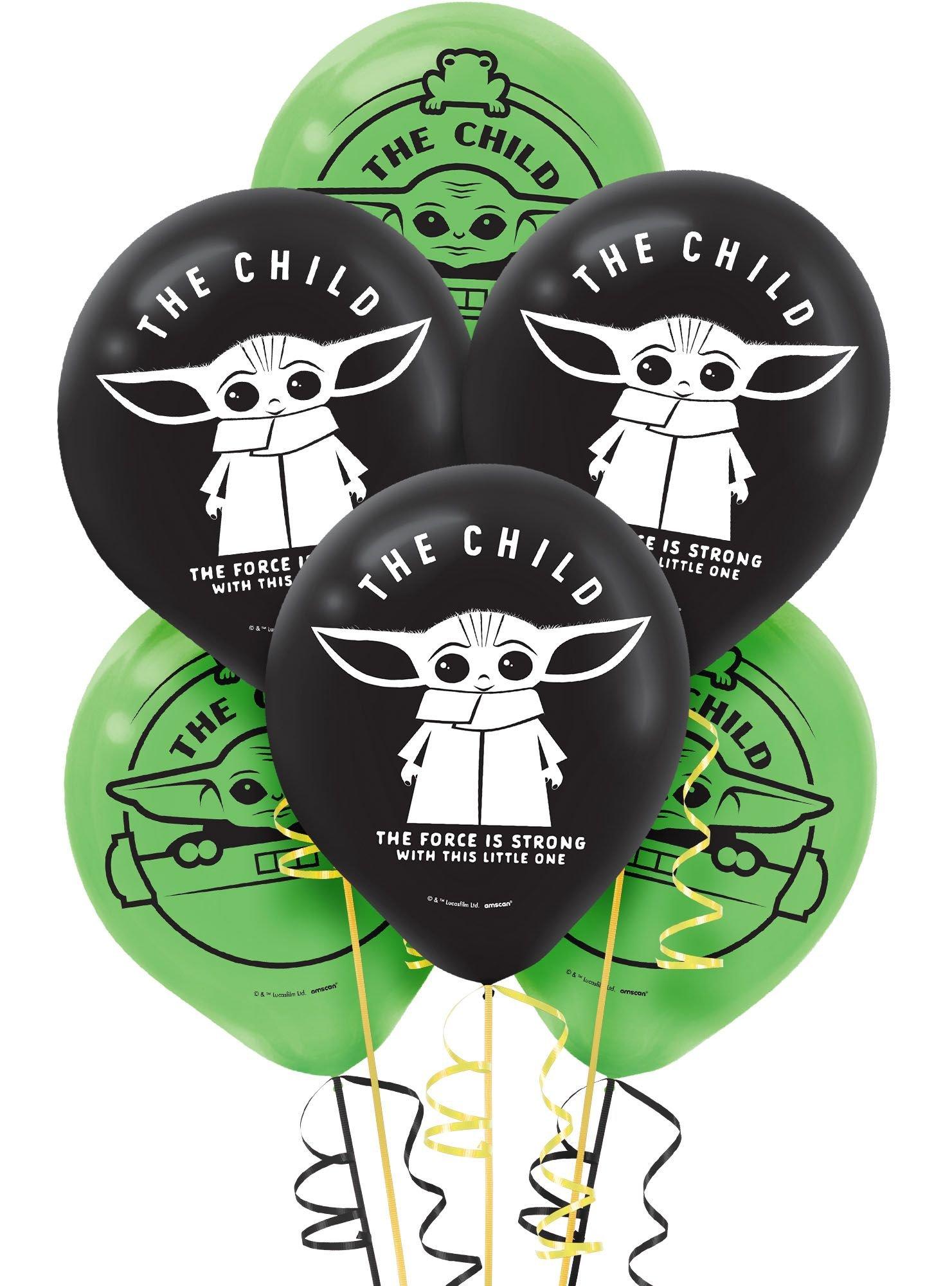 6ct, 12in, The Child Balloons - The Mandalorian