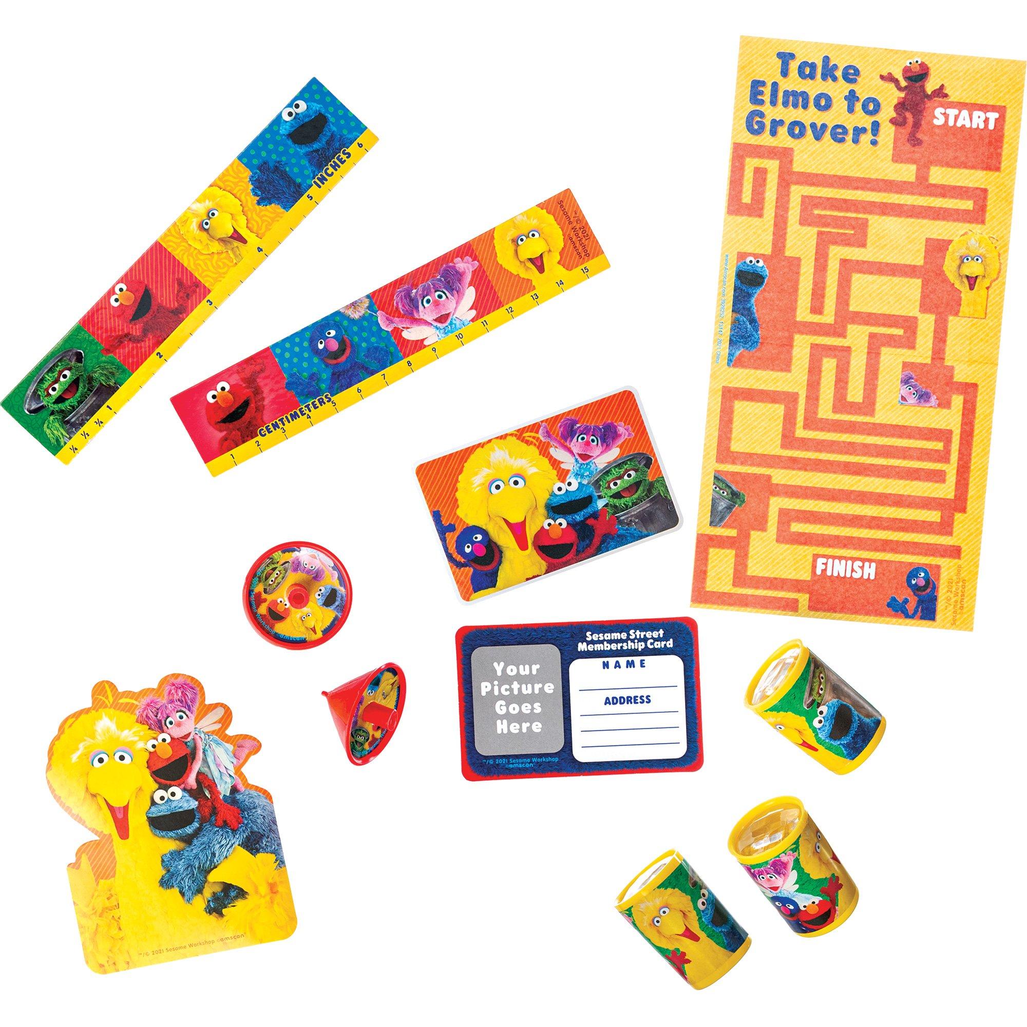 Everyday Sesame Street Favor Pack, 8 Guests, 48pc