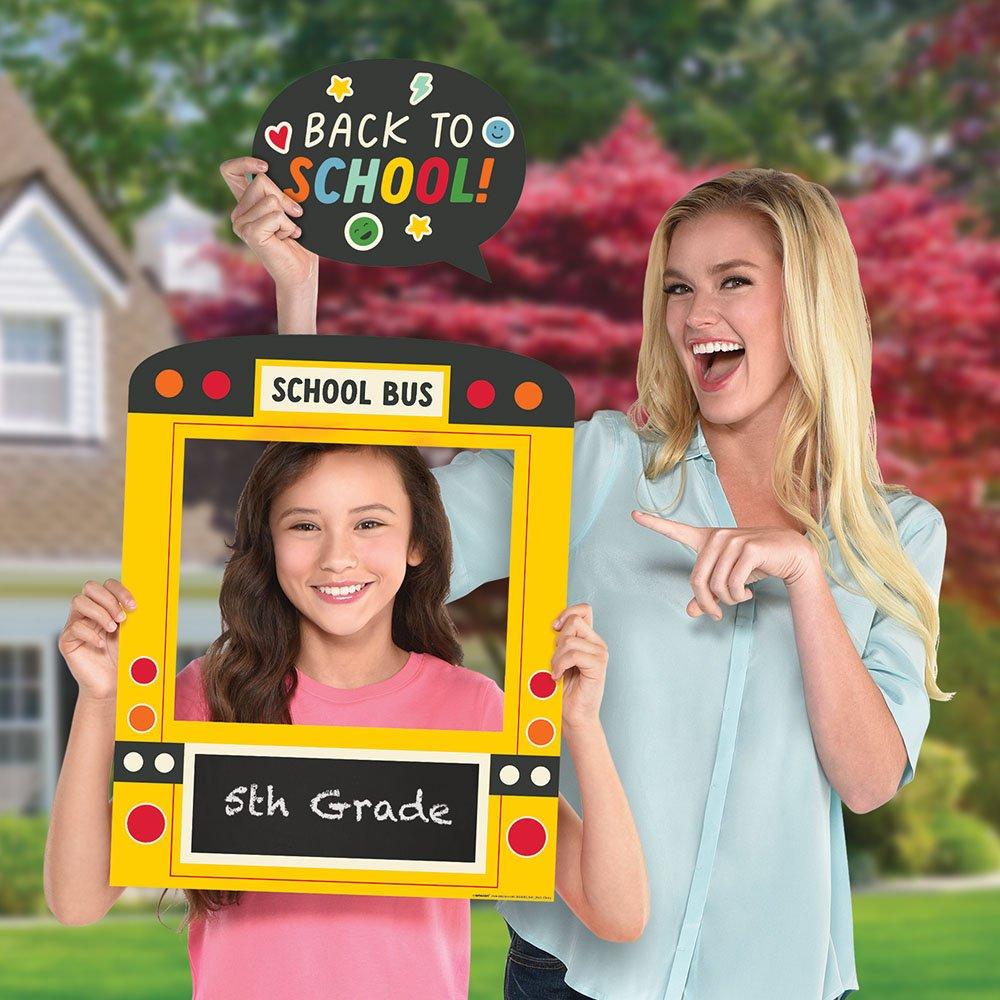 Giant Customizable Back to School Photo Frame Kit, 2pc