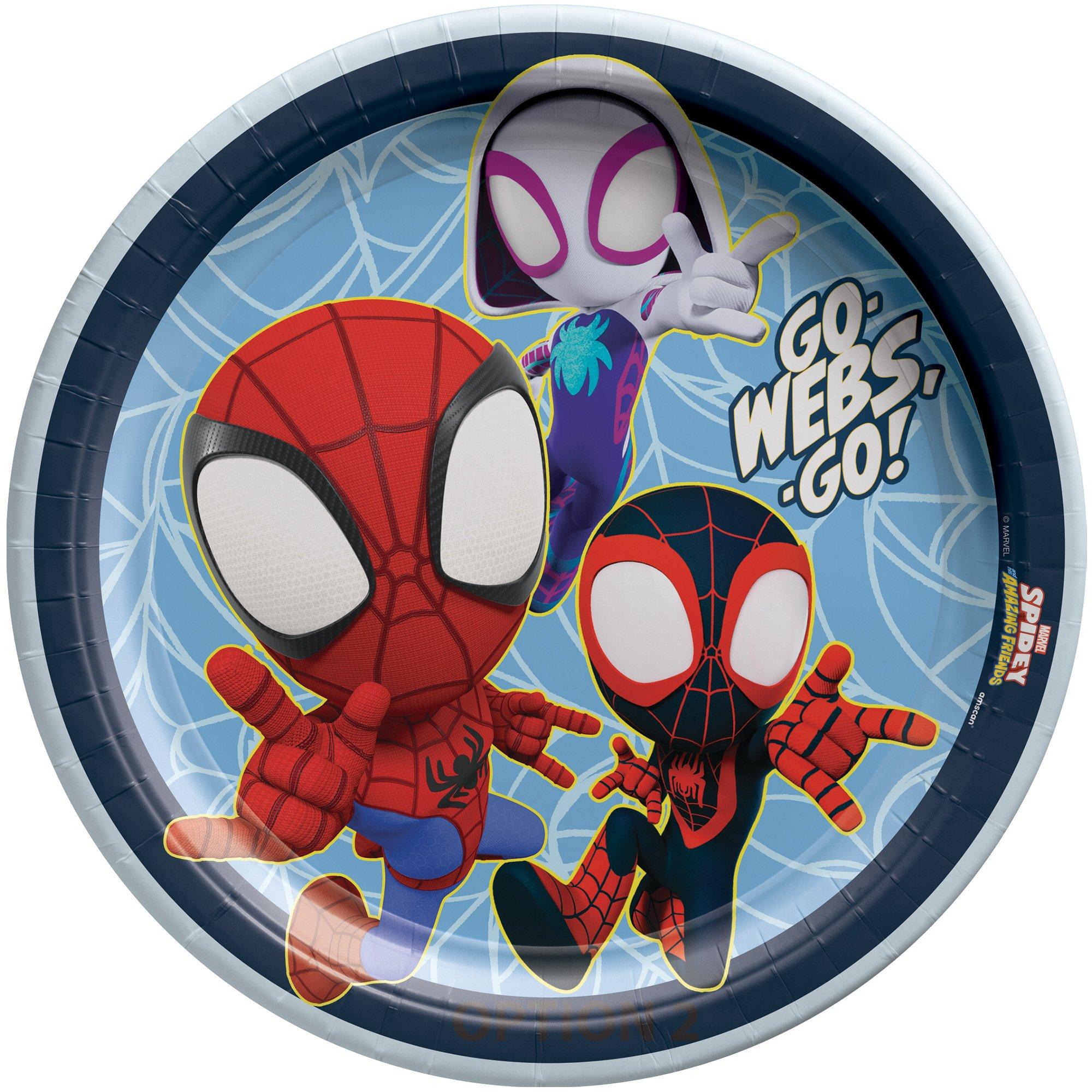 Spidey & His Amazing Friends Paper Lunch Plates, 9in, 8ct
