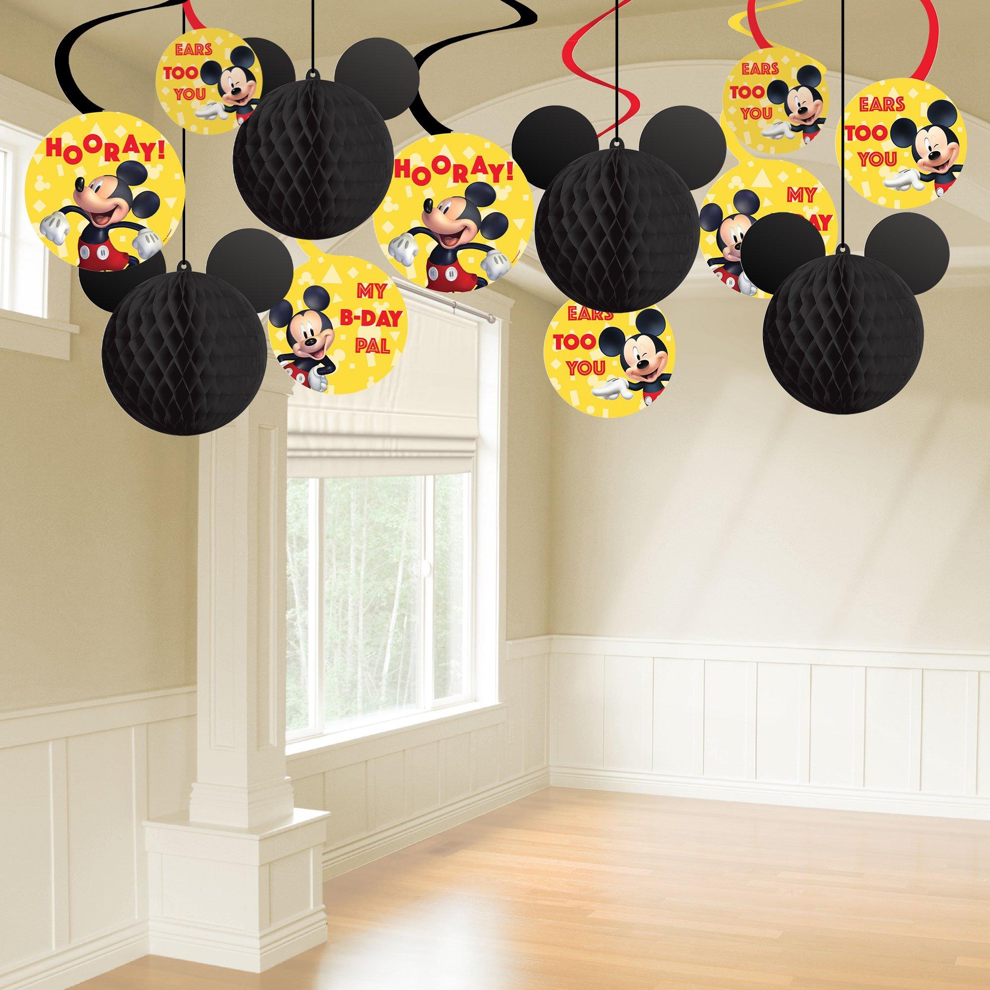 Mickey Mouse Forever Honeycomb Swirls, 12pc