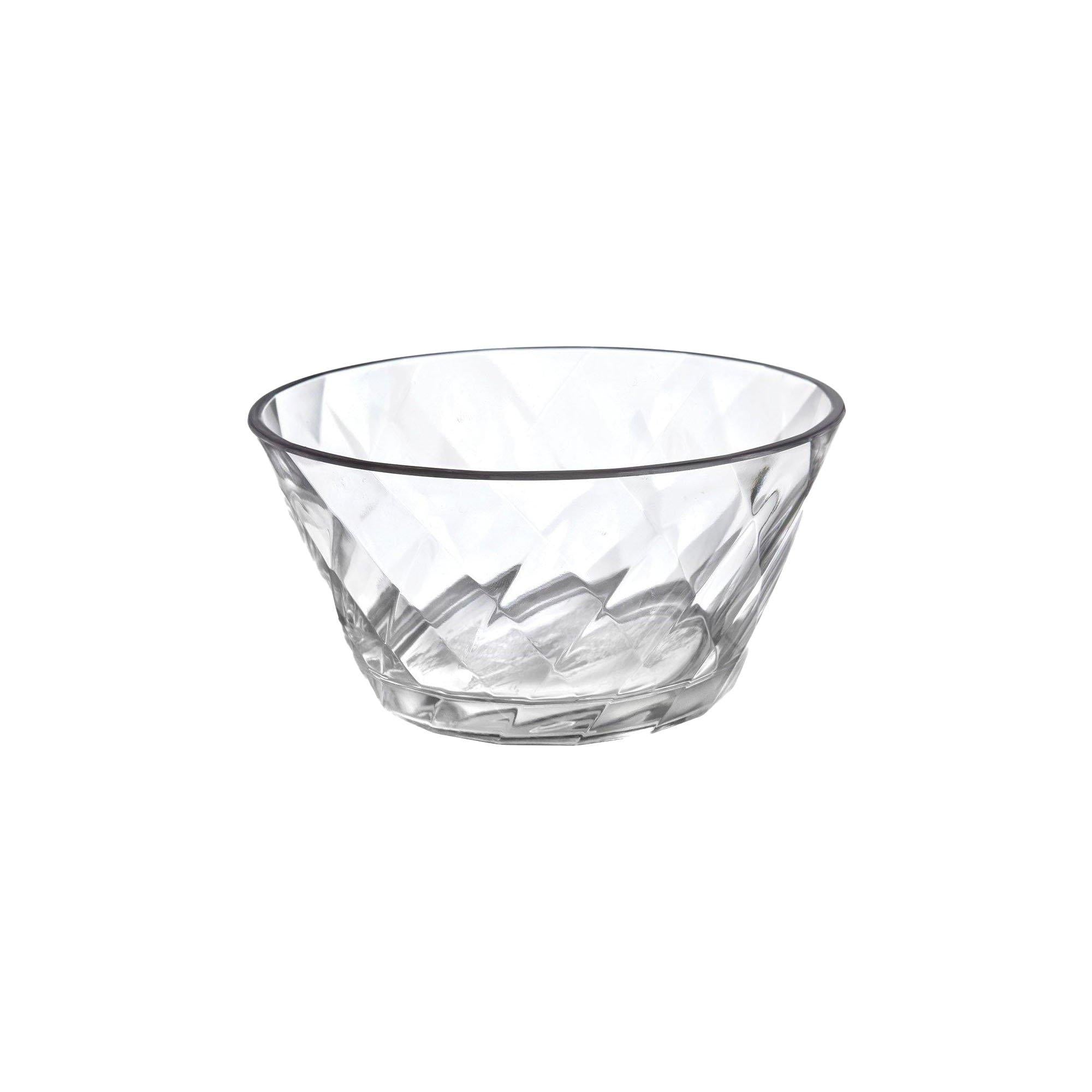 Diamond Cut Acrylic Bowl, 11oz