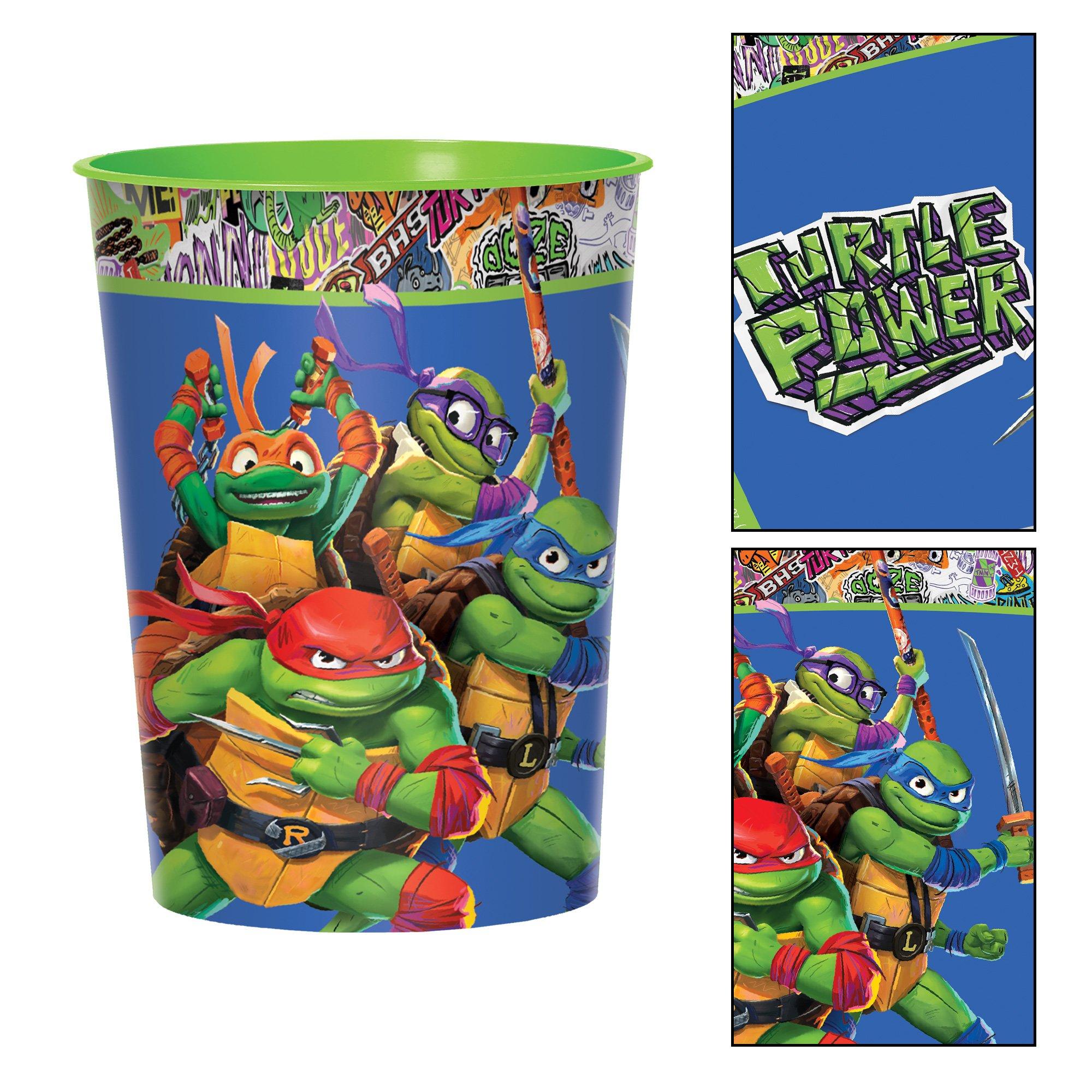 TMNT Plastic Favor Cup, 16oz - Teenage Mutant Ninja Turtles: Mutant Mayhem